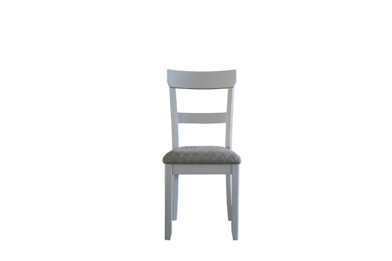 House Marchese - Side Chair (Set of 2) - Two Tone Gray Fabric & Pearl Gray, light gray, view 6