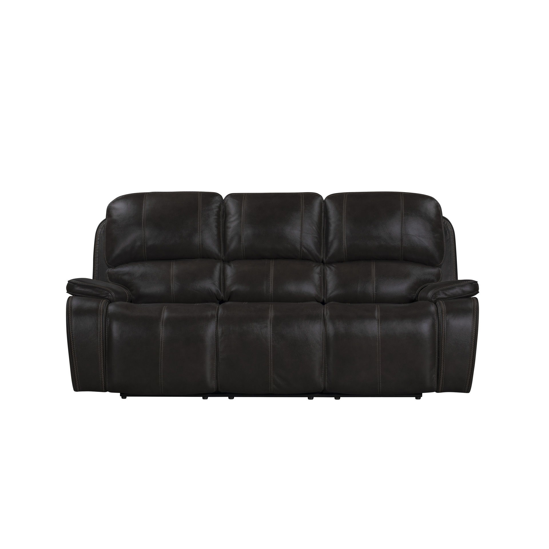 Brookings - Sofa With Dual Recliner - Charcoal