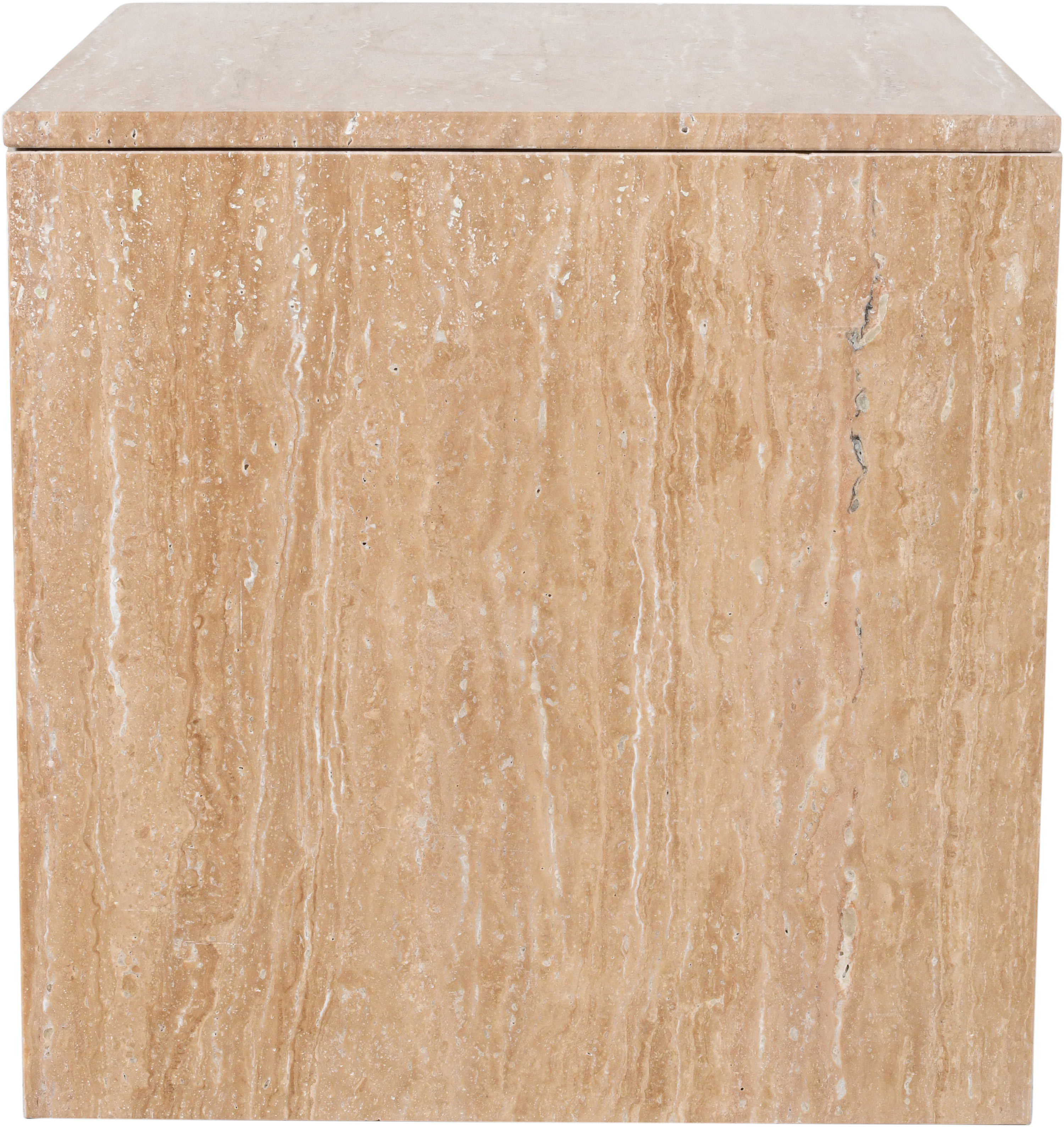 Vernazza - Travertine End / Side Table - Natural