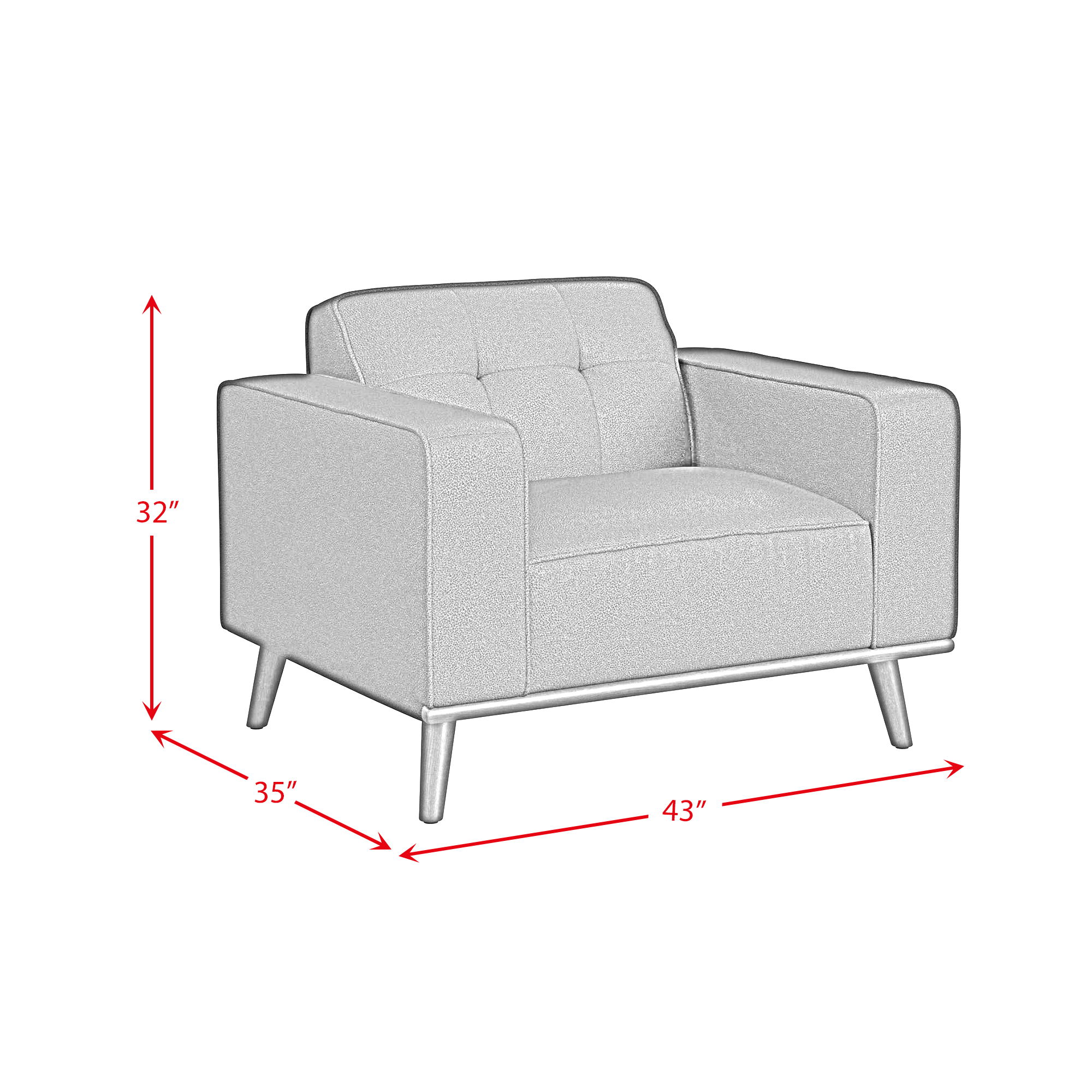 Destiny - Chair With Wood Front - Pebble Tan