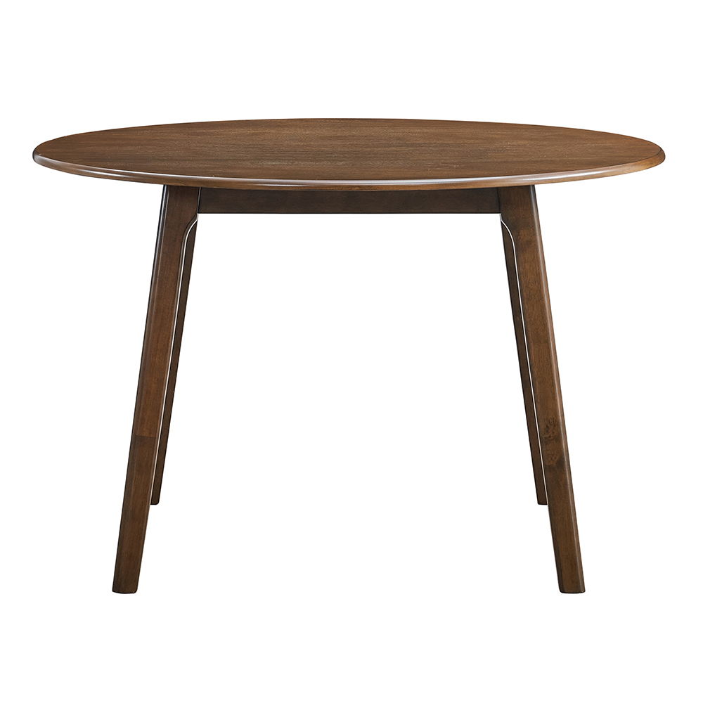 Keiki - Round Dining Table - Walnut, dark brown