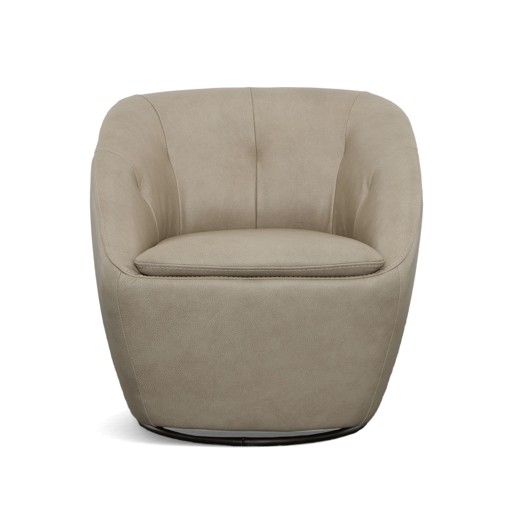 Wade - Swivel Chair - Shitake, beige, view 2