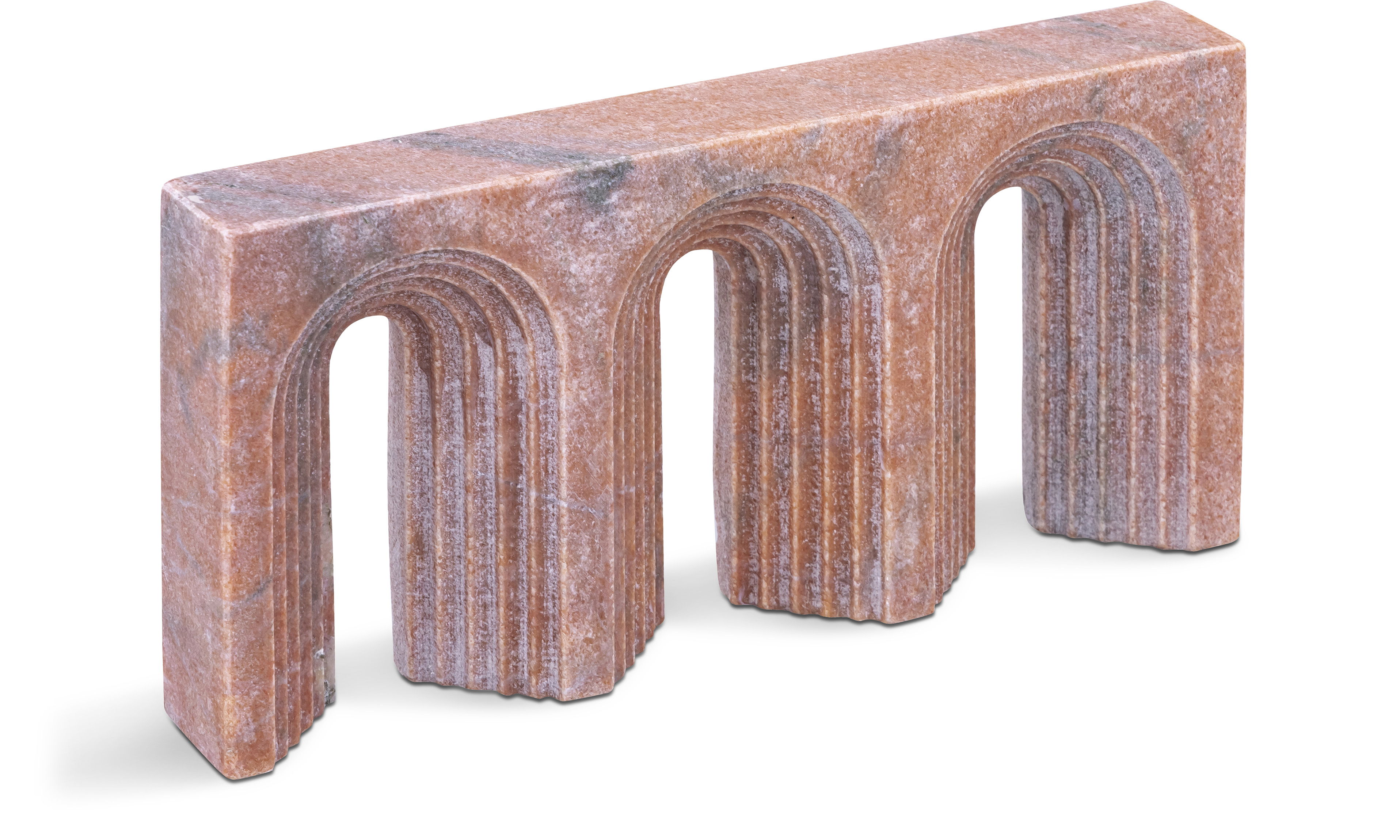 Curva - Marble Decorative Object - Pink