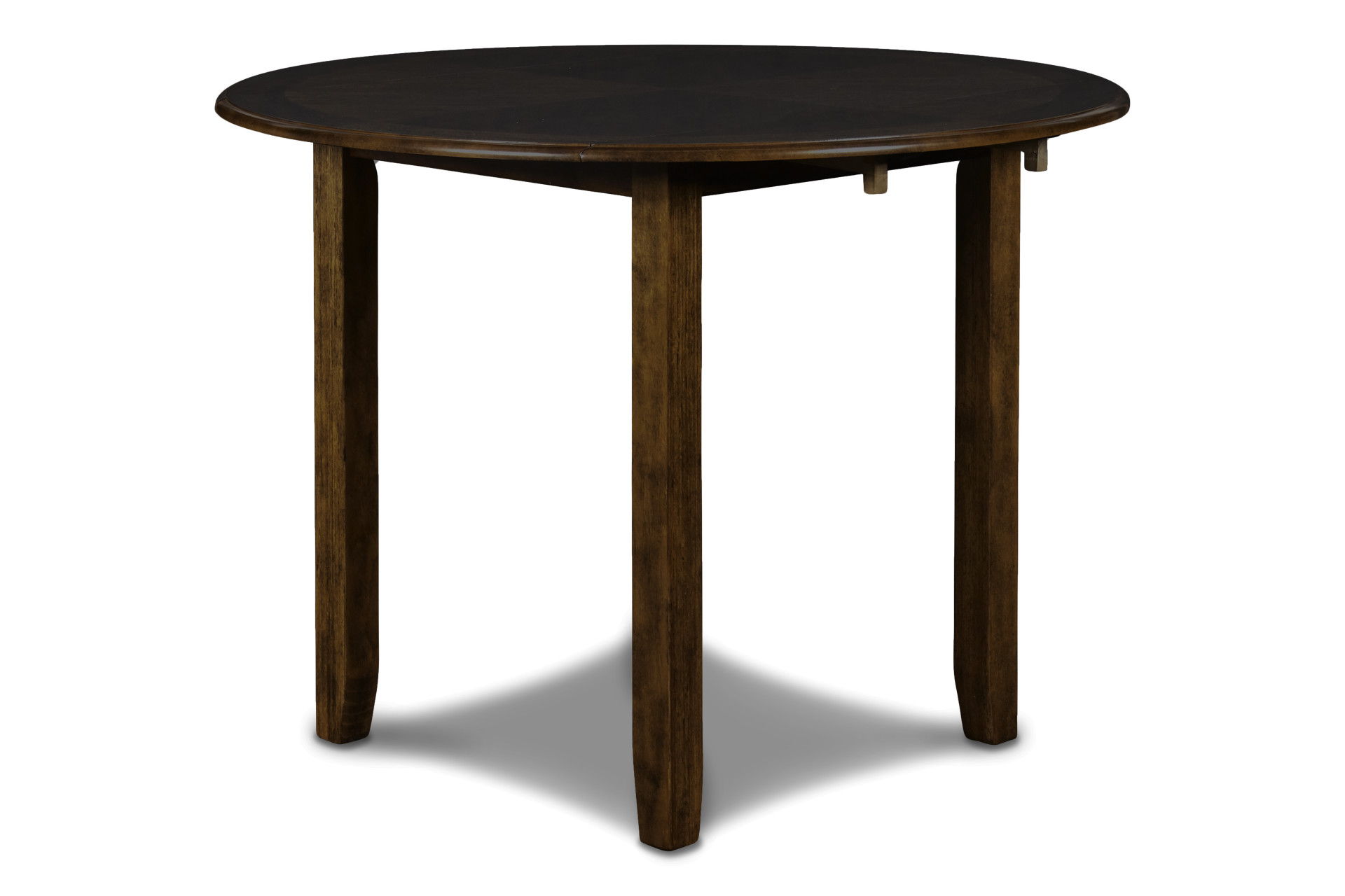 Gia - 3 Piece Dining Set (Dining Drop Leaf Table & 2 Chairs) Faux Leather - Brown