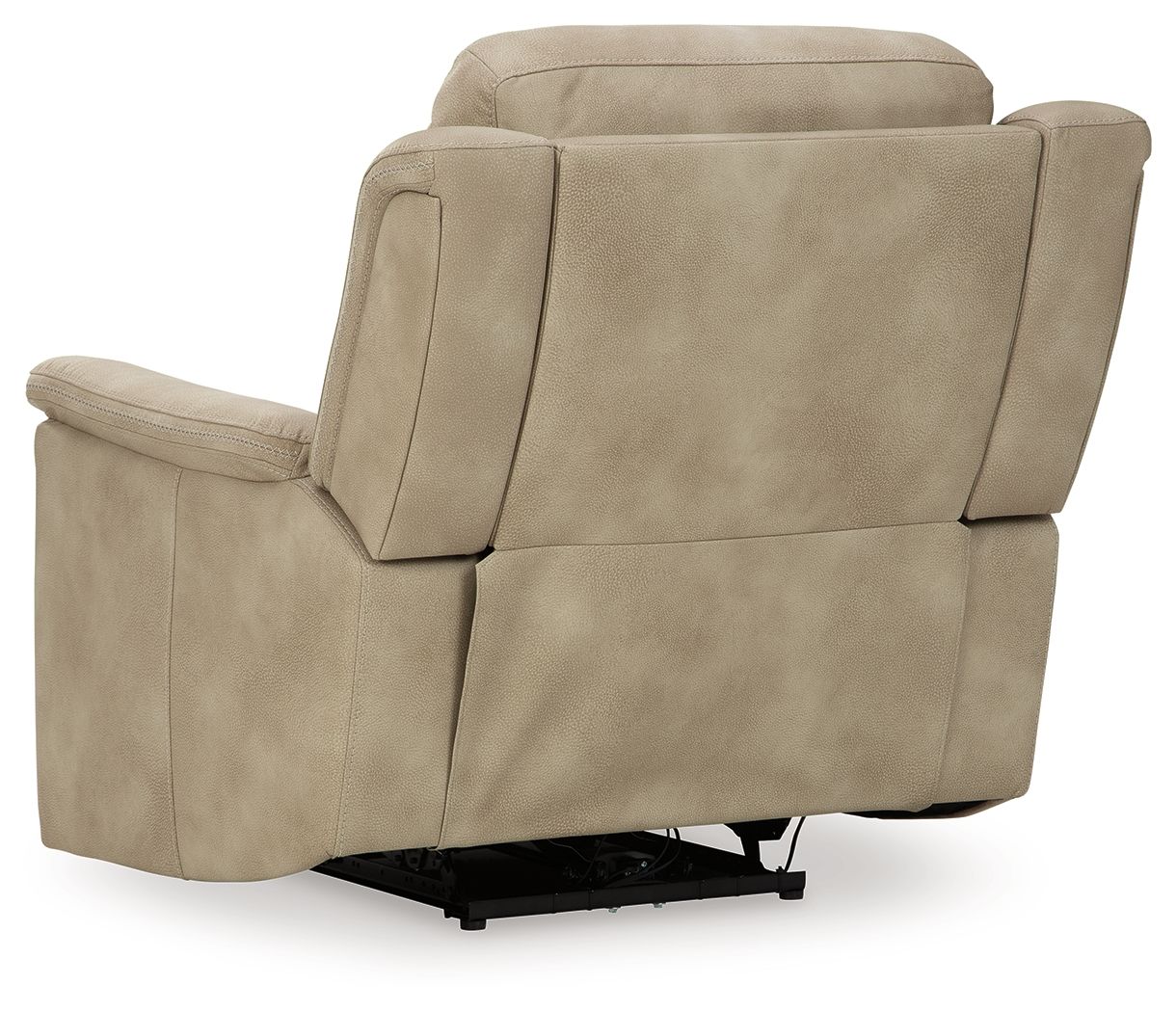 Ashley Furniture Next-Gen Durapella - PWR Recliner/Adj Headrest - Sand - Image 7