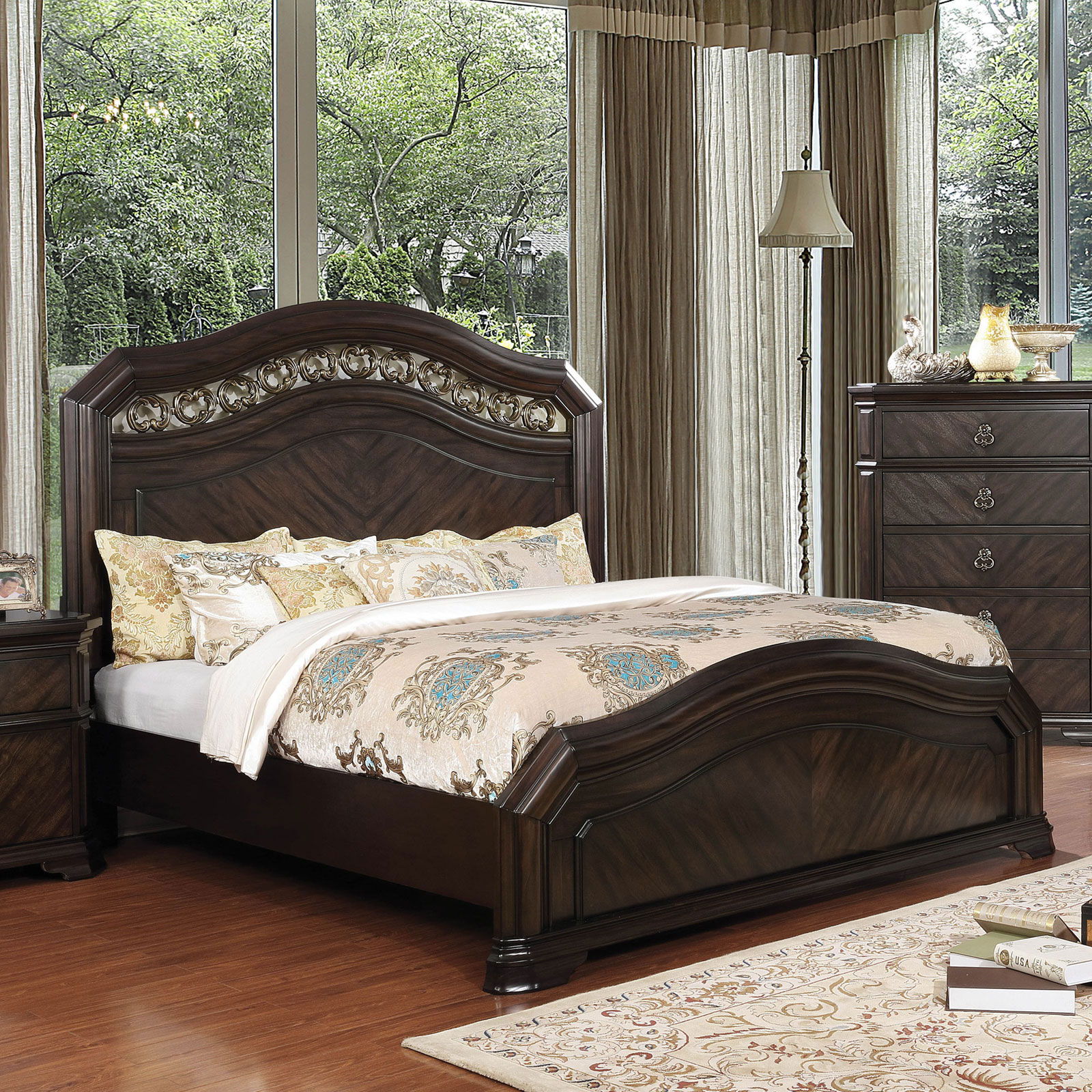 Calliope – Queen Bed – Espresso – New Lots Furniture Online Store