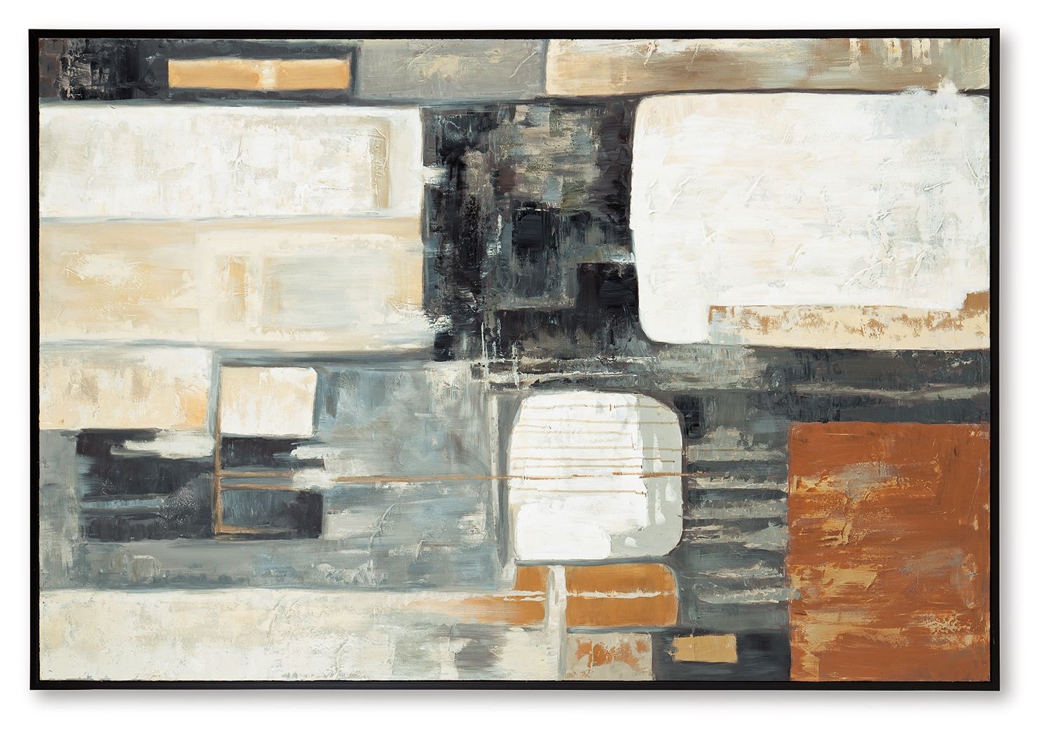 Ashley Furniture Howford - Wall Art - Brown / Black / Gray - Image 6