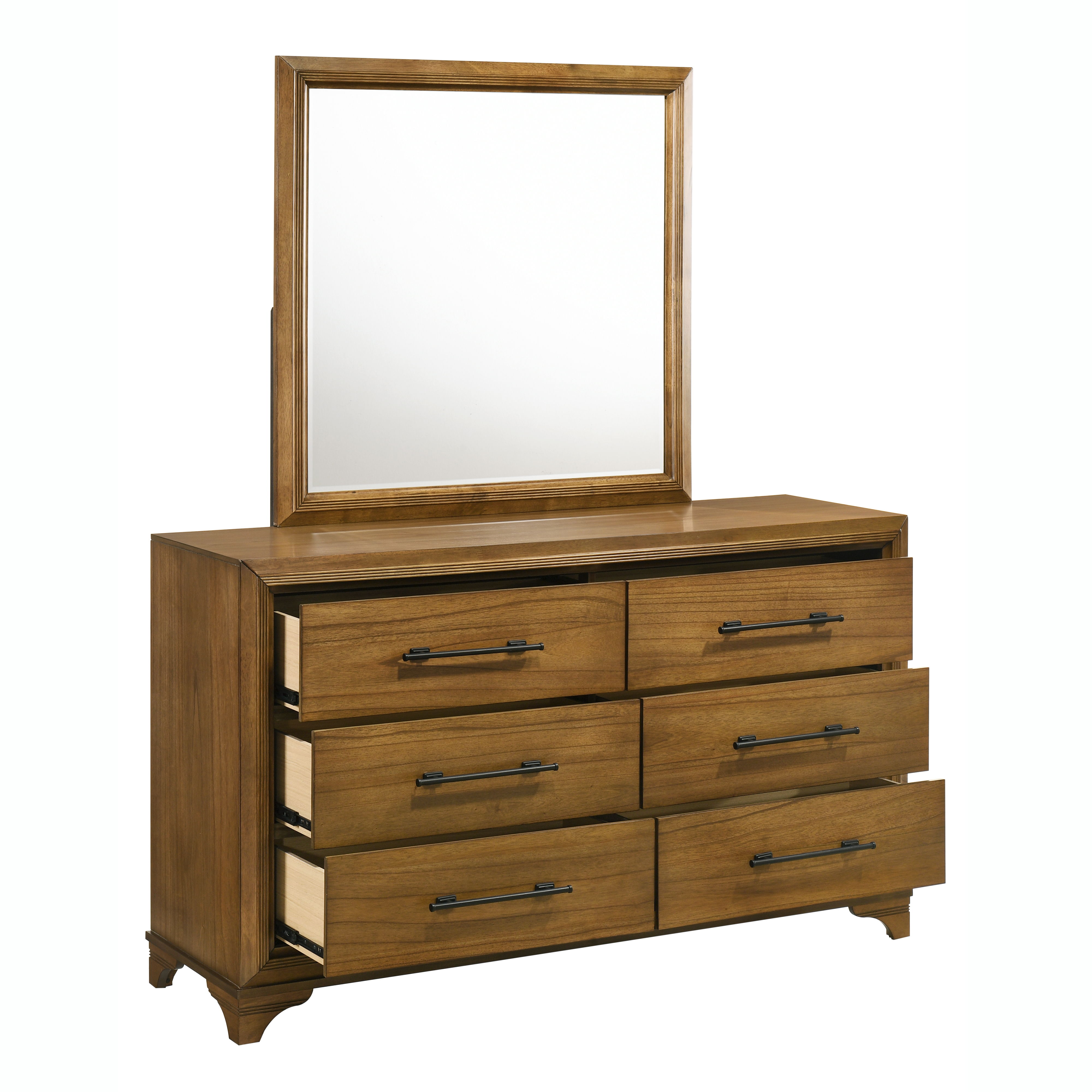 Talcott - Dresser & Mirror - Brown
