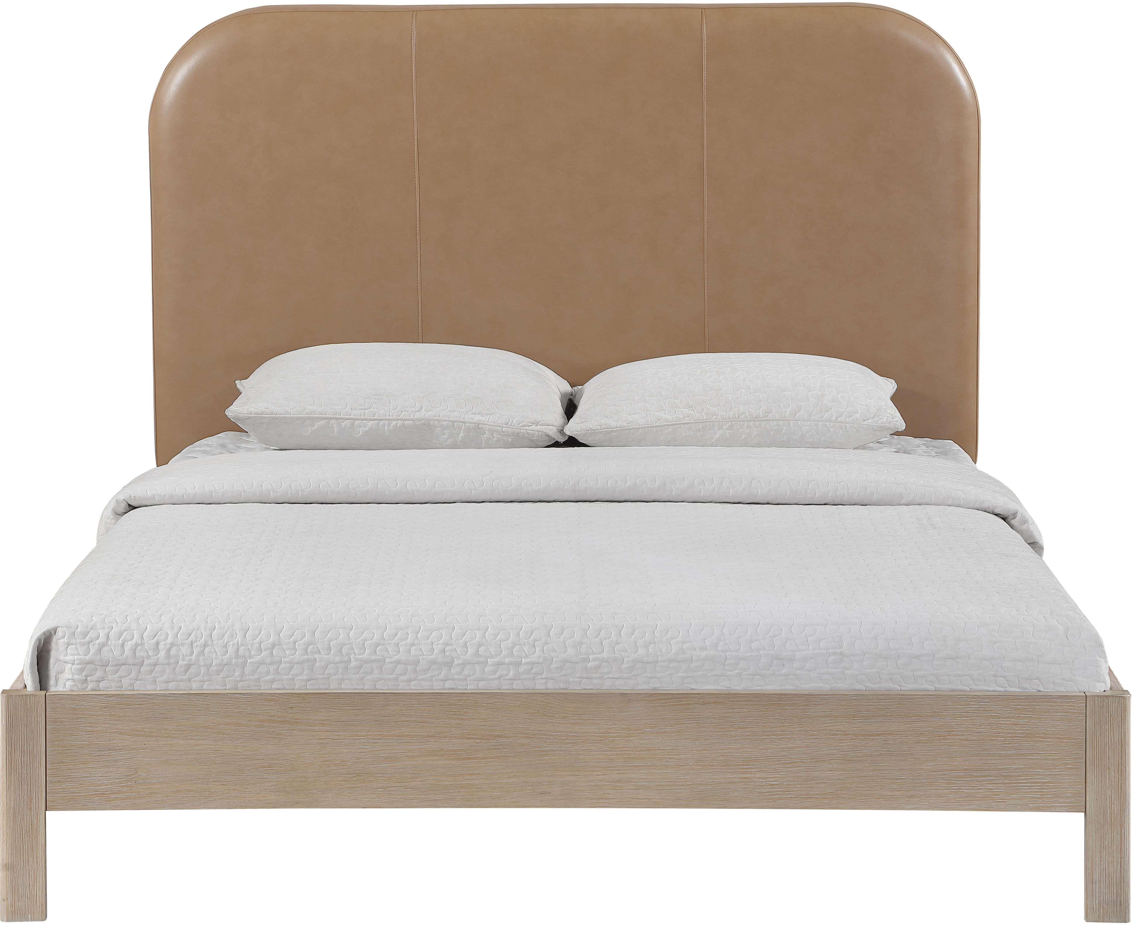Caswell - Upholstered King Bed - Natural