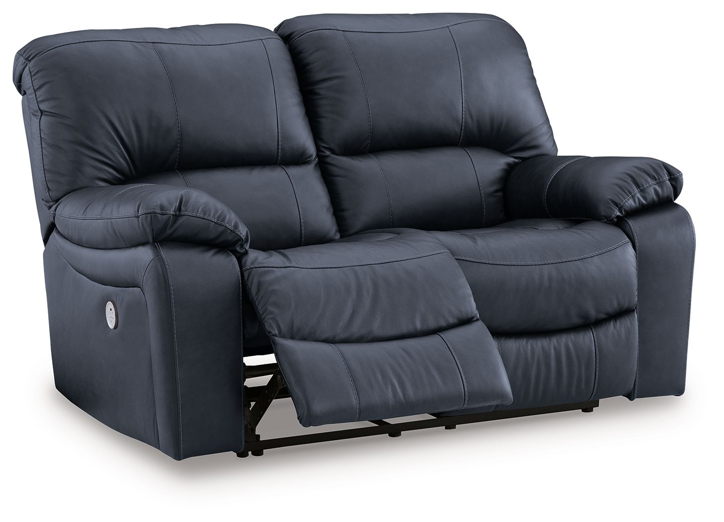 Ashley Furniture Leesworth - Power Reclining Loveseat - Ocean - Image 5
