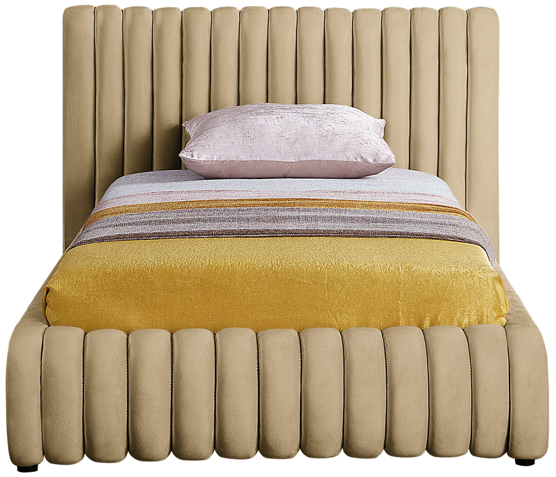 Nico - Twin Bed - Camel