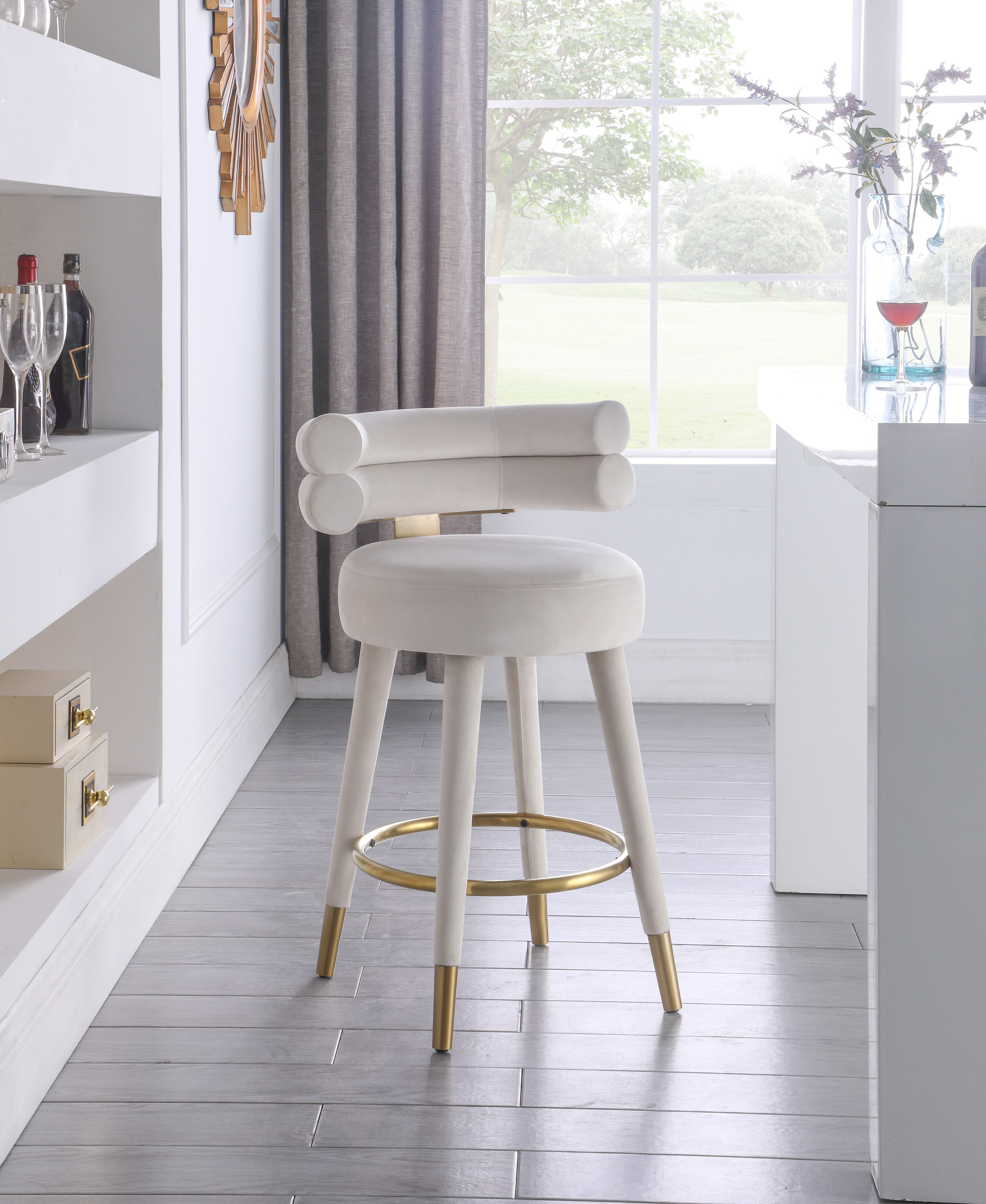 Fitzroy - Counter Stool (Set of 2) - Cream