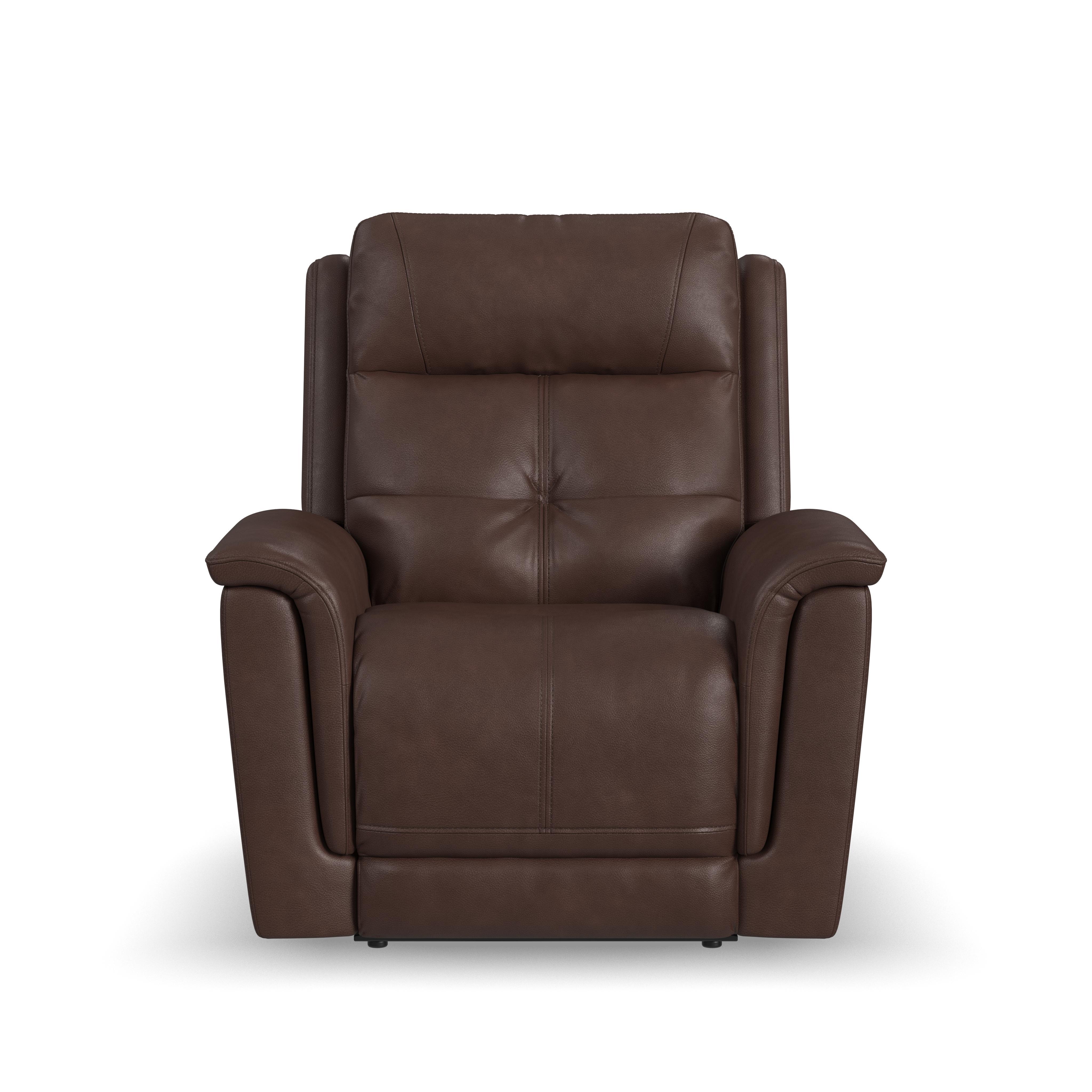 Ranger - Power Recliner With Power Headrest, Lumbar, Heat & Massage - Dark Brown, dark brown, view 2