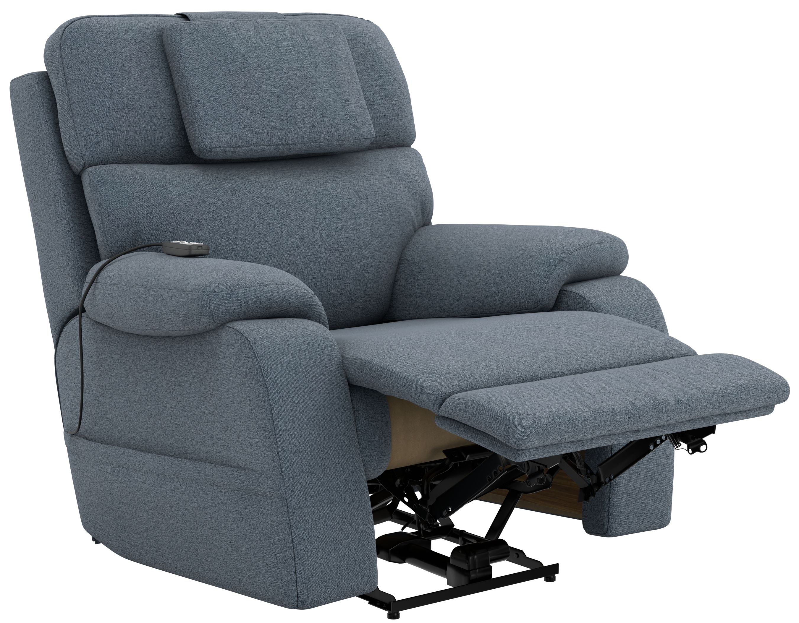 Dreamtime - Power Headrest Power Lay Flat Recliner With CR3 Heat/Massage/Zero Gravity - Haze