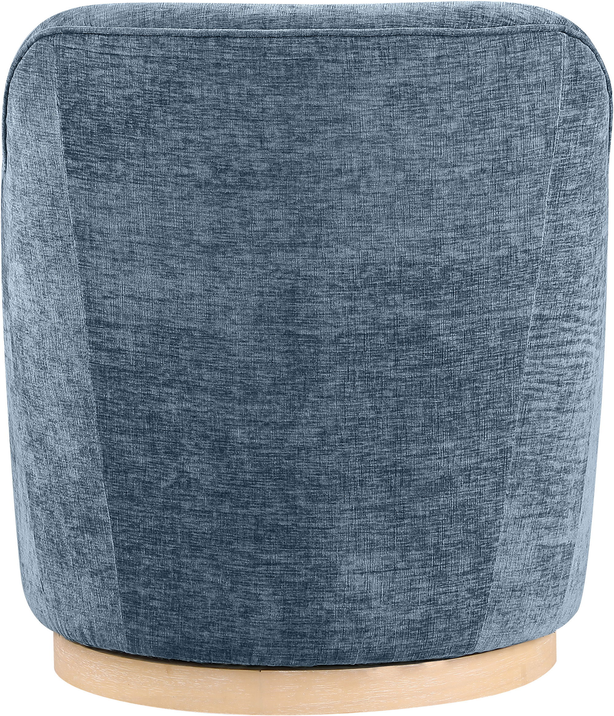 Clarita - Chenille Swivel Accent Chair - Light Blue