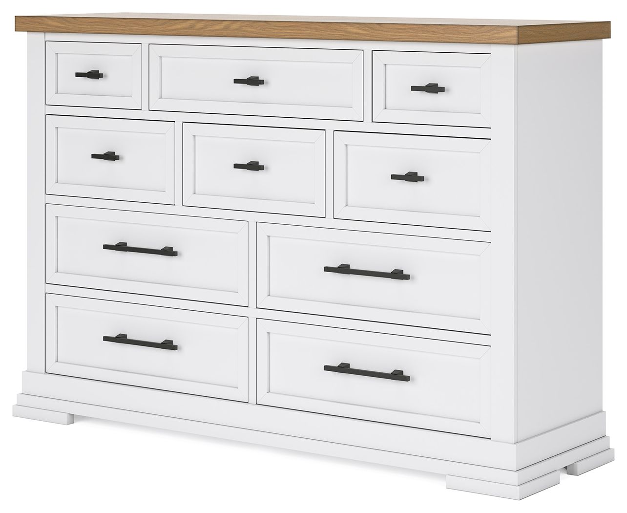 Ashley Furniture Ashbryn - Dresser - White / Natural - Image 4