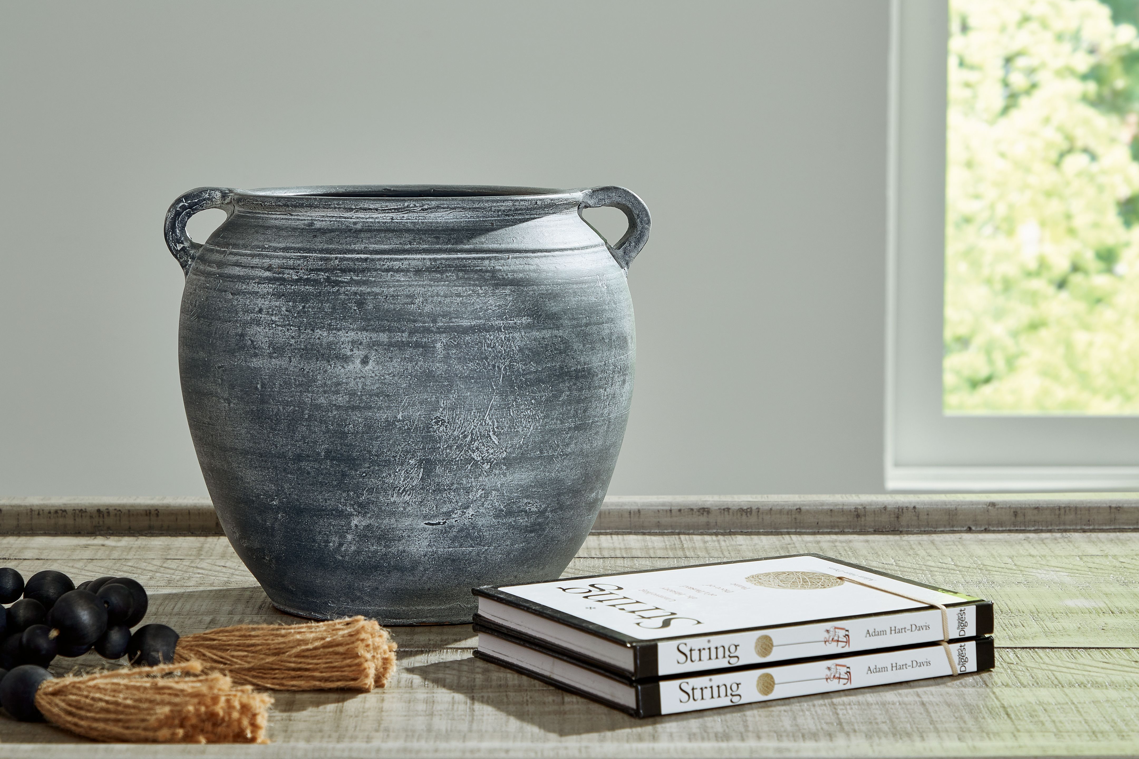Meadie - Vase - 9" - Distressed Blue