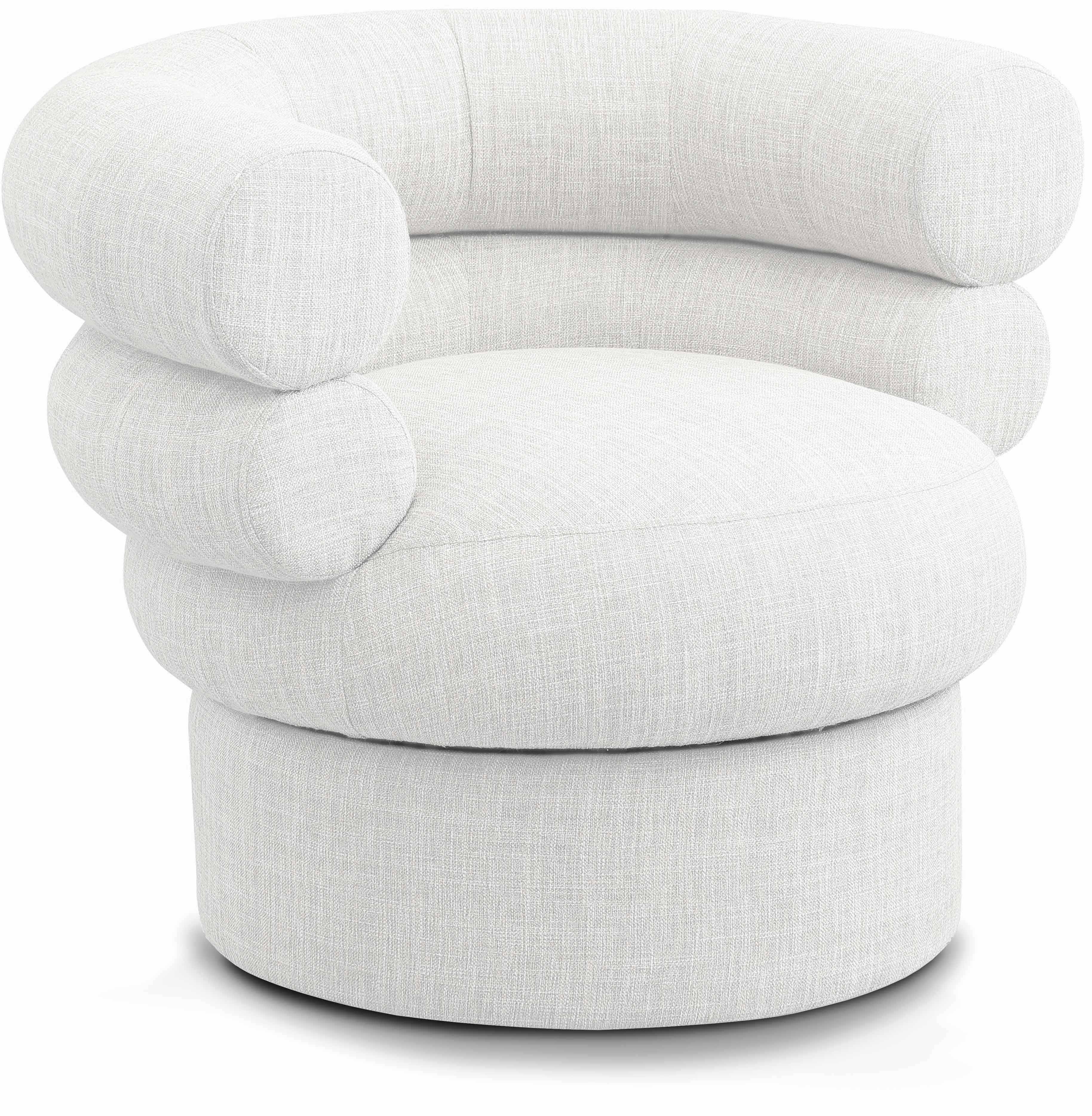 Valentina - Accent Swivel Chair - Cream
