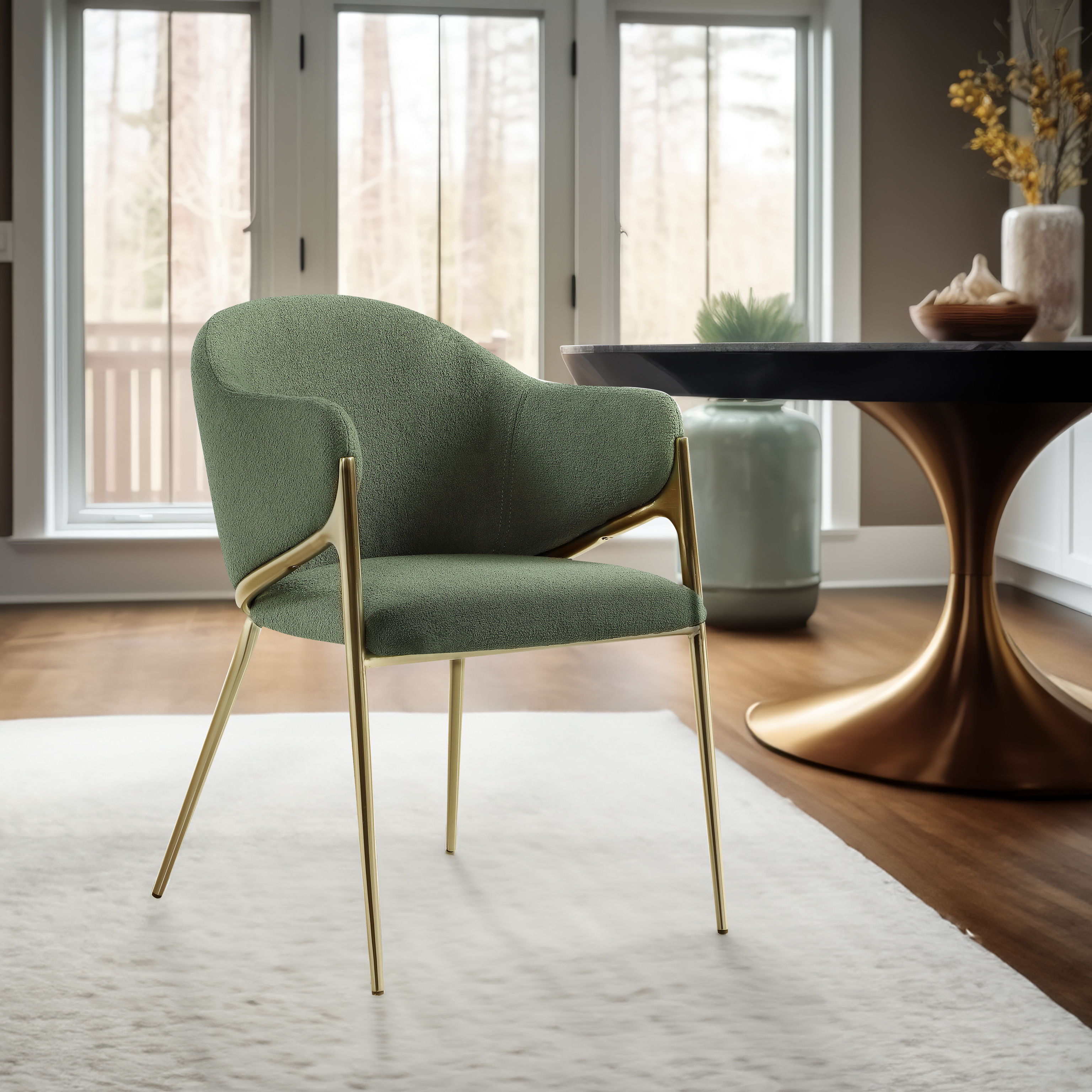 Nial - Dining Chair (Set of 2) - Green