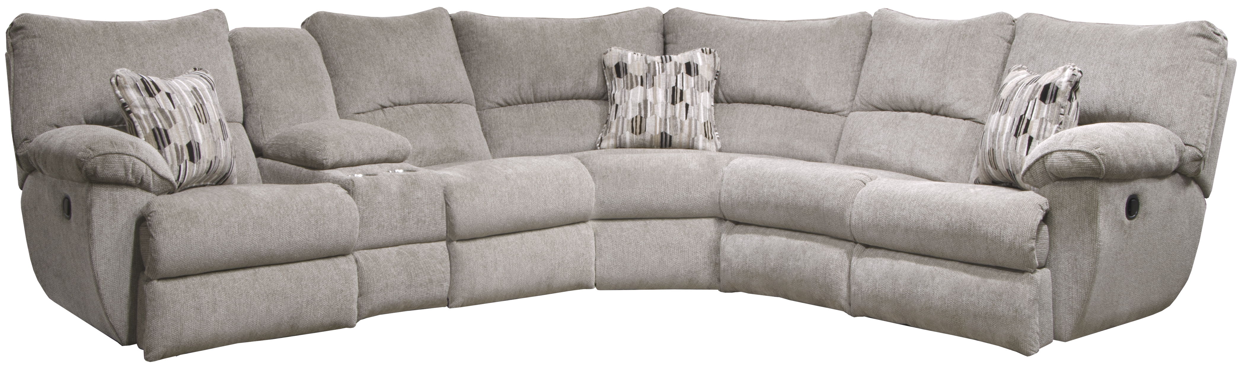 Elliott Sectional - Lay Flat Reclining LSF - Pewter