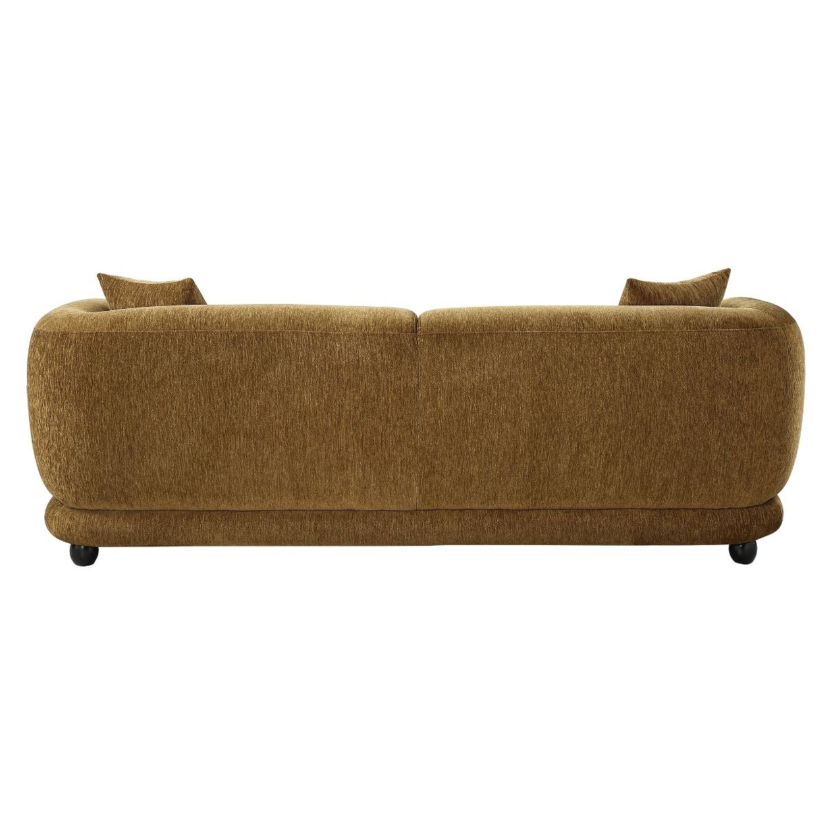 Lennox - Sofa With 2 Pillows - Brown Chenille, light brown, view 4