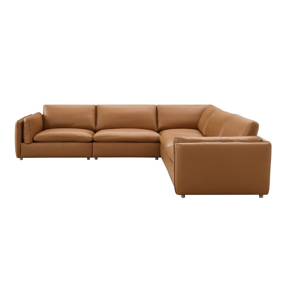 Brighton - Modular Wedge - Brown Top Grain Leather, light brown, view 2