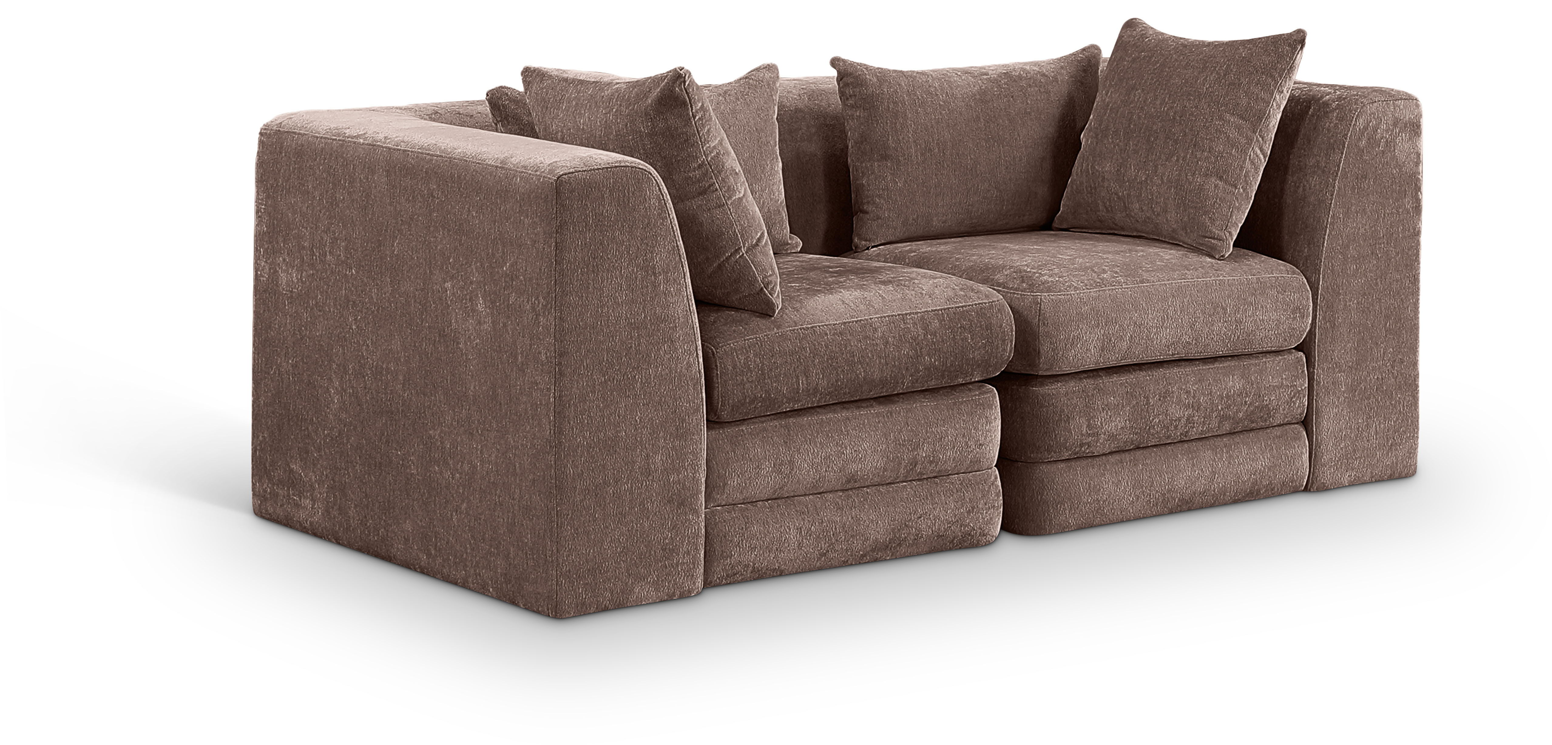 2 Pc · 76" Upholstered Modular Loveseat