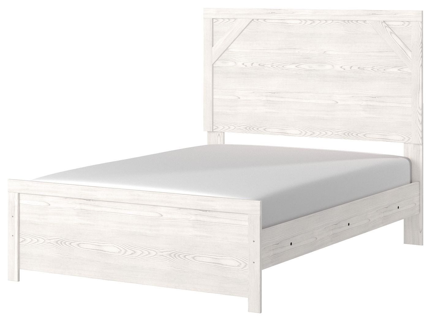 Ashley Furniture Gerridan - Full Panel Bed - White / Gray - Image 8