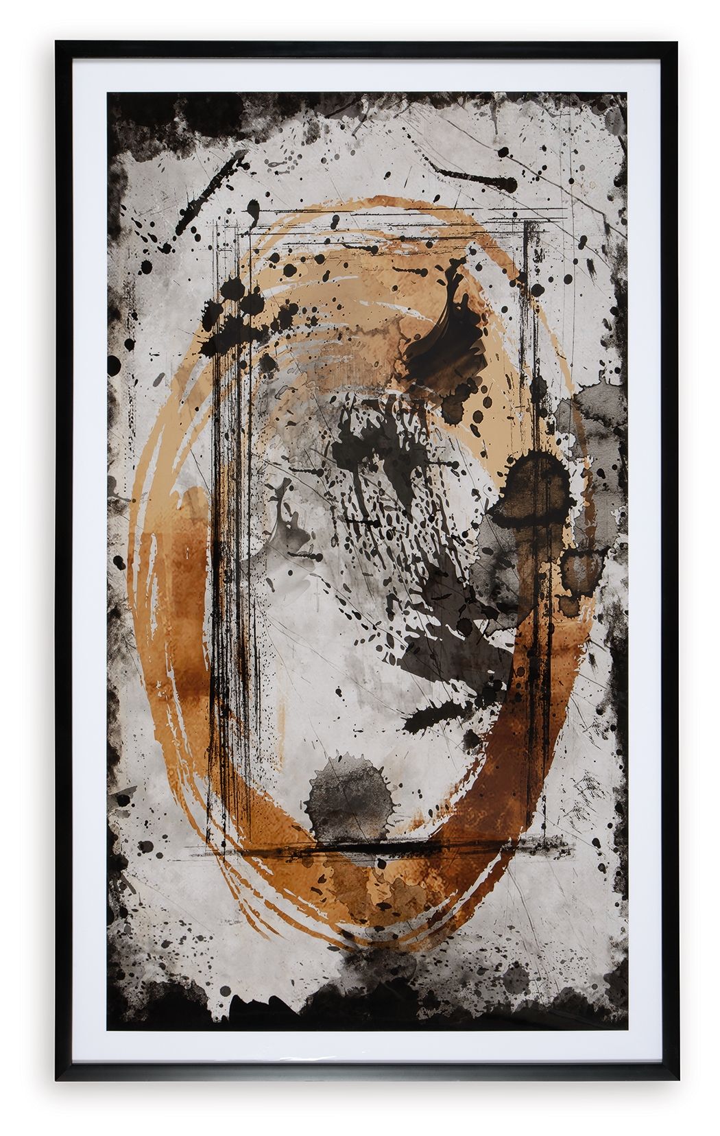 Ashley Furniture Clefting - Wall Art - Black / Caramel / Tan - Image 6