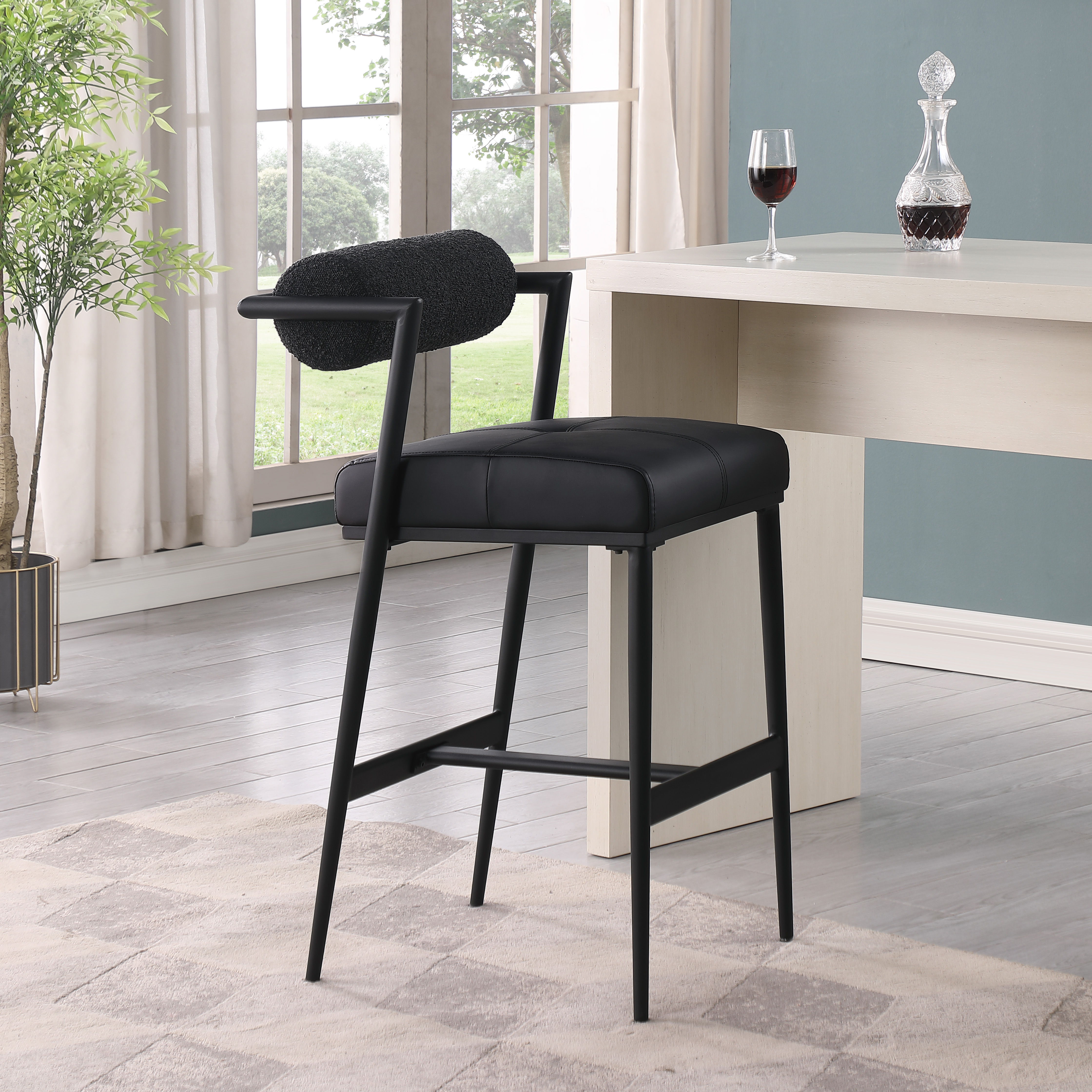 Stryker - Stool (Set of 2) - Black