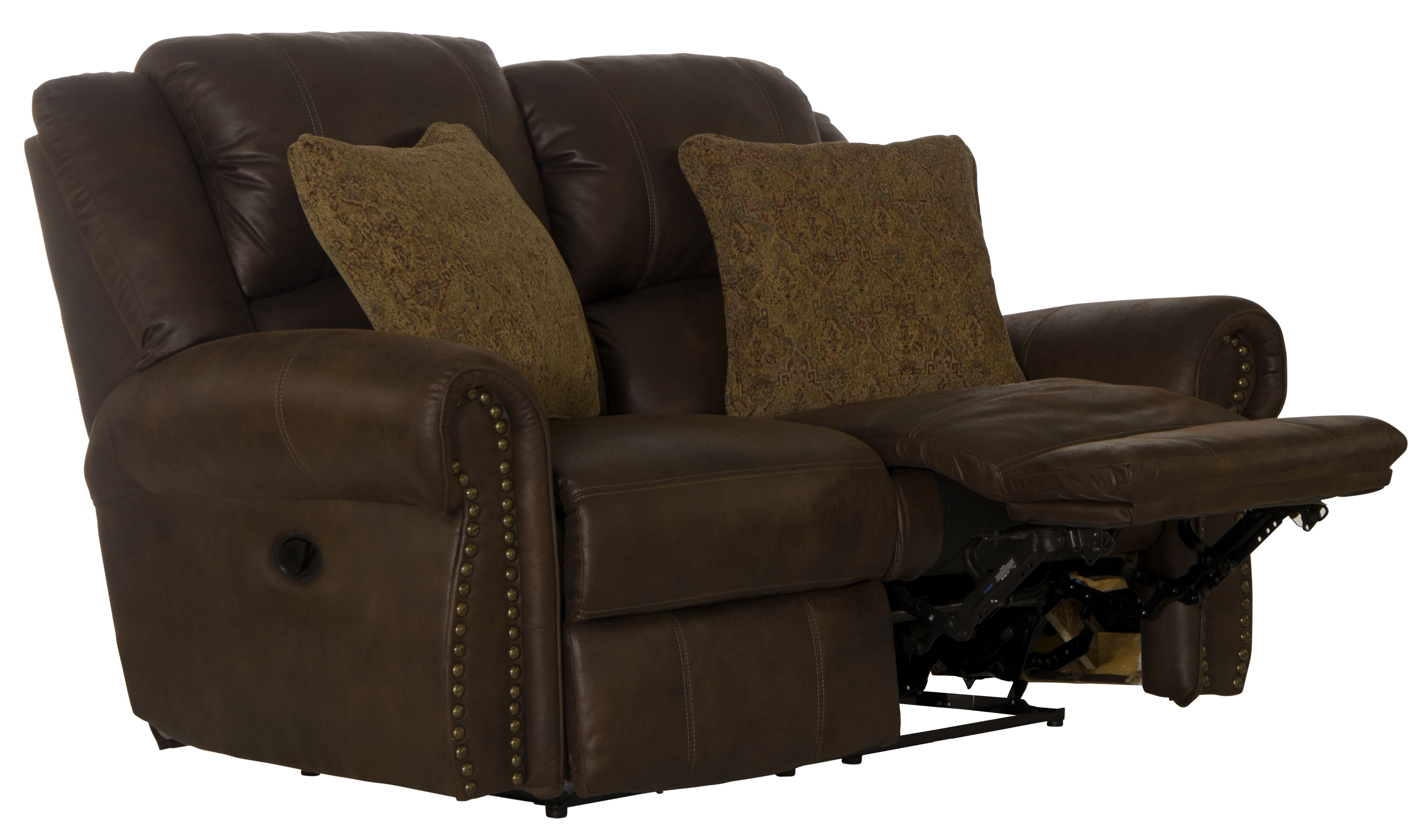 Pickett - Rocking Reclining Loveseat - Walnut