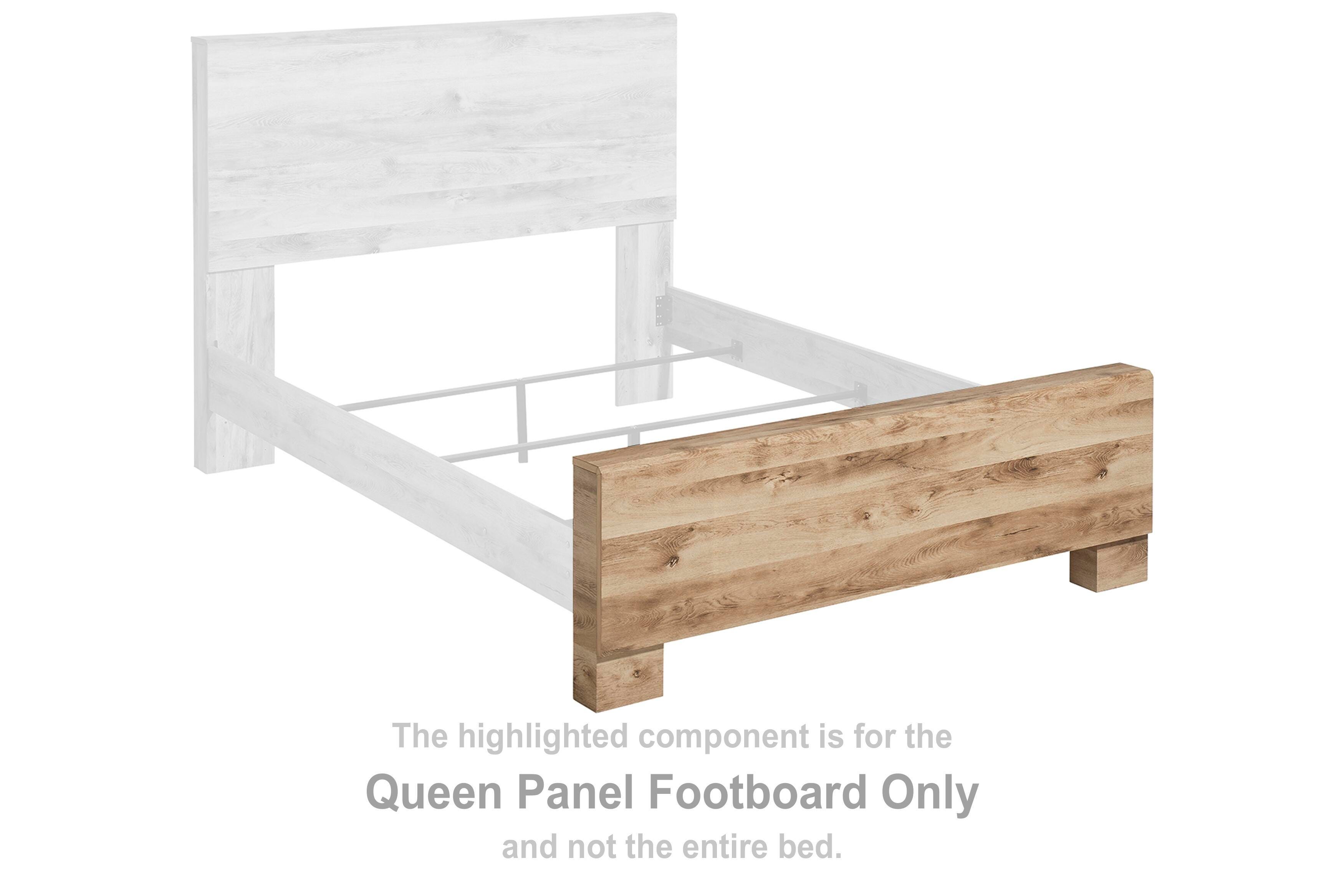 Hyanna – Queen Panel Footboard – Tan Brown