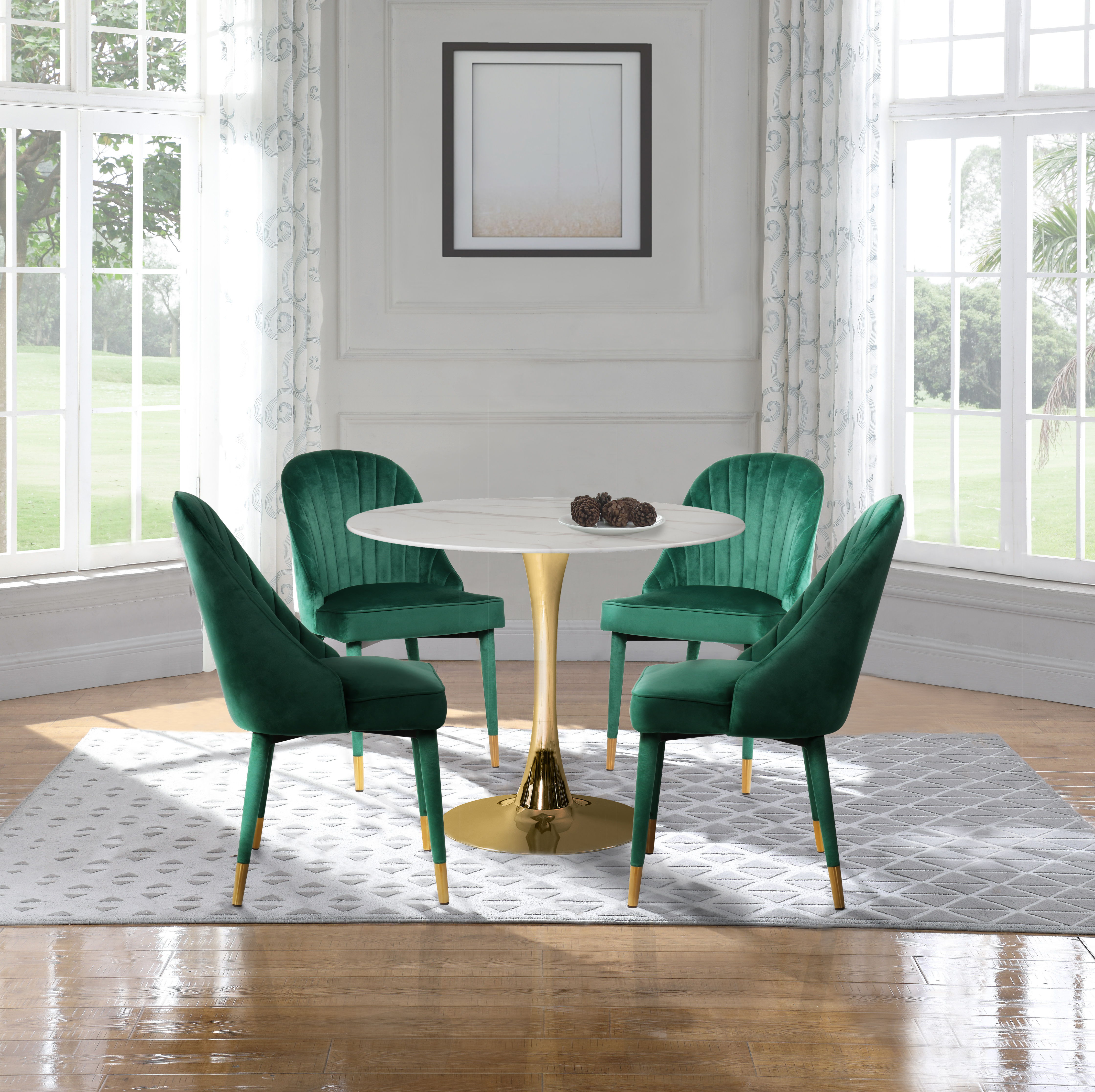 Belle - Dining Chair (Set of 2) - Green