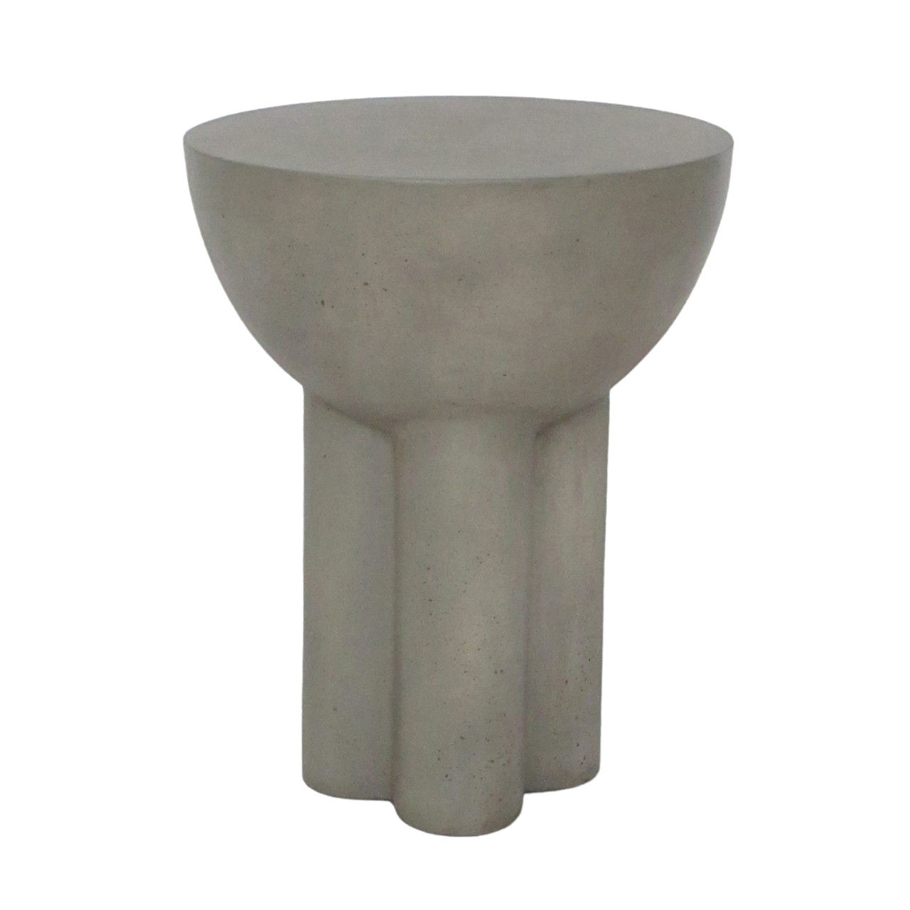 18\" Contemporary End Table Concrete - Dark Gray Image