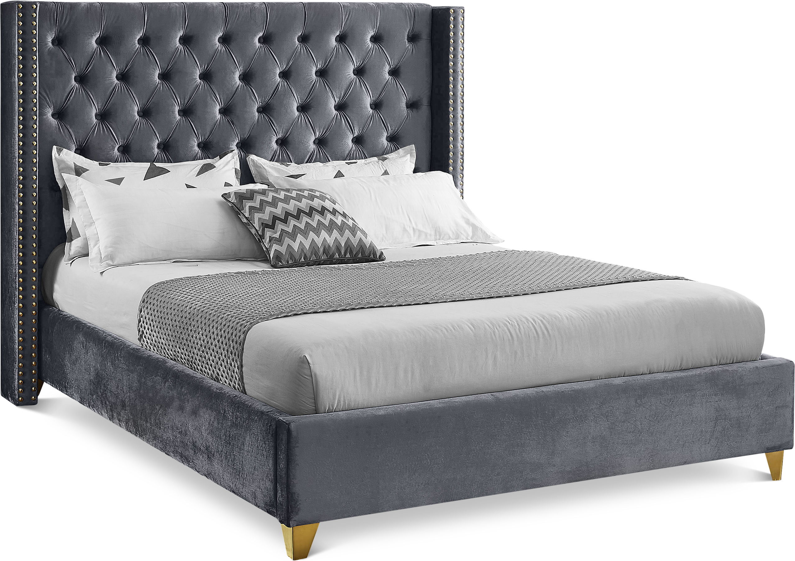 Barolo - Full Bed - Gray