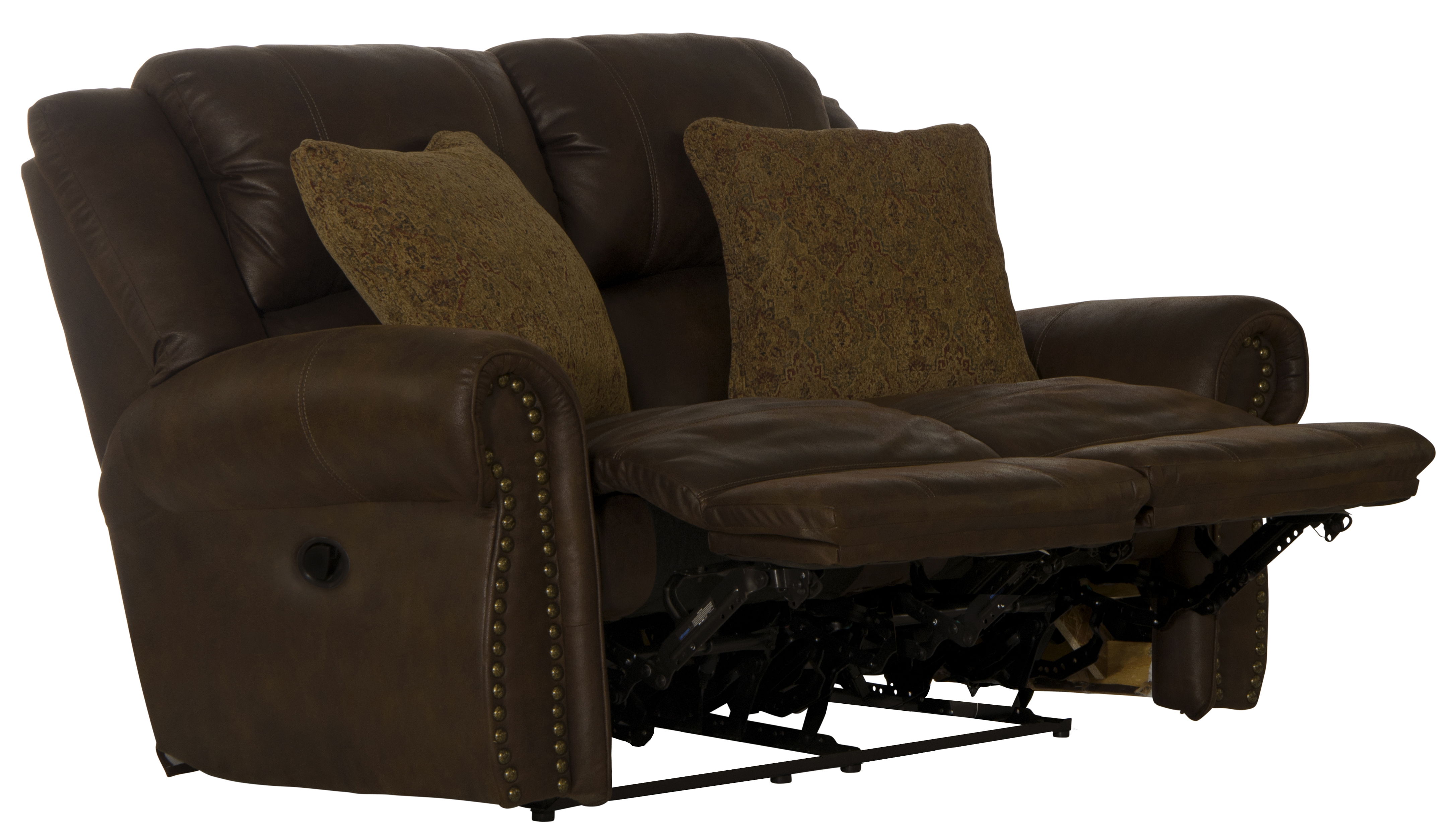 Pickett - Rocking Reclining Loveseat - Walnut