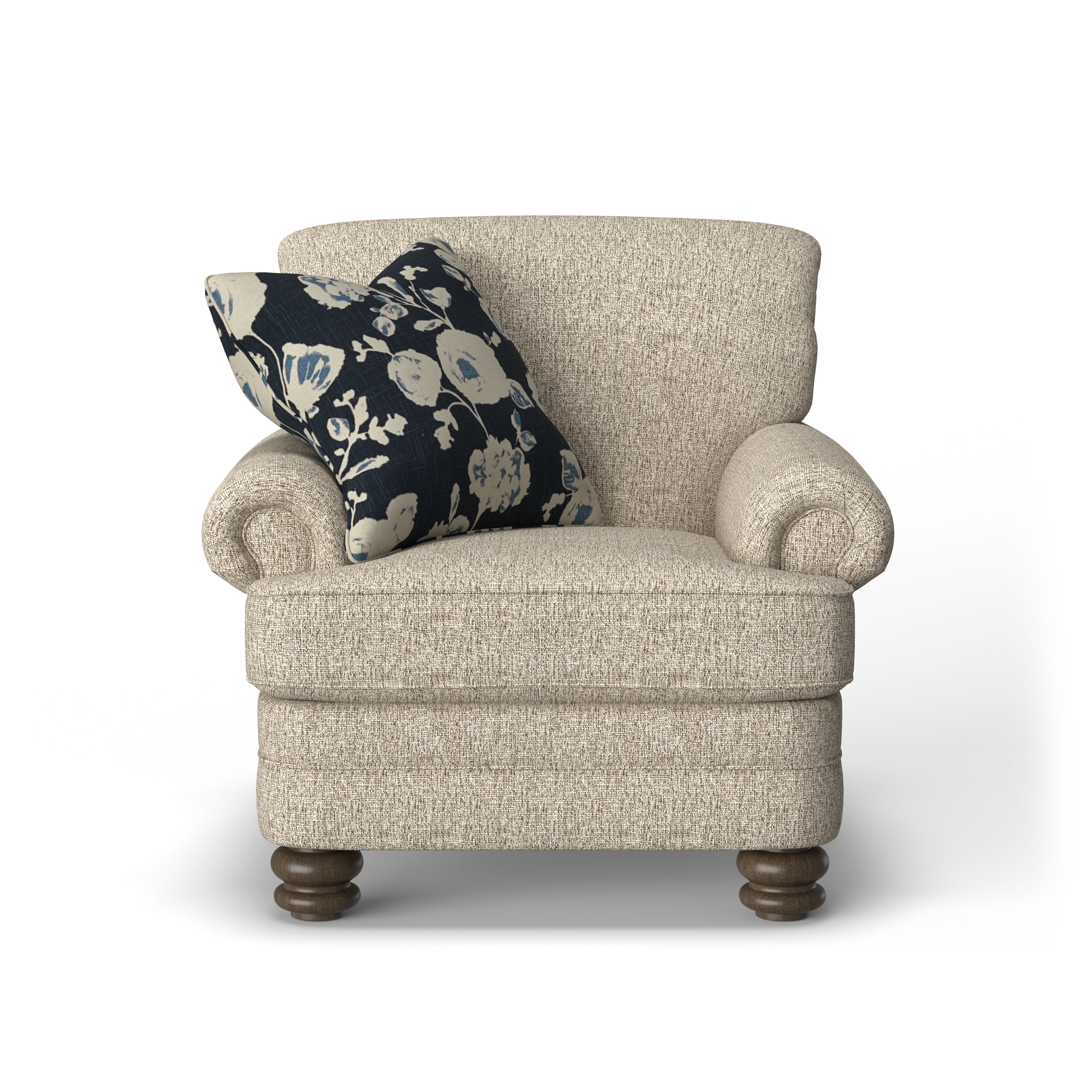 Bay Bridge - Fabric Chair, light gray, view 5