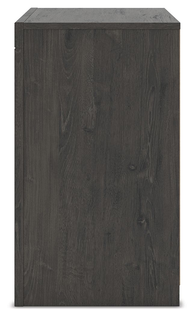 Ashley Furniture Fraluna - Two Drawer Night Stand - Charcoal - Image 7