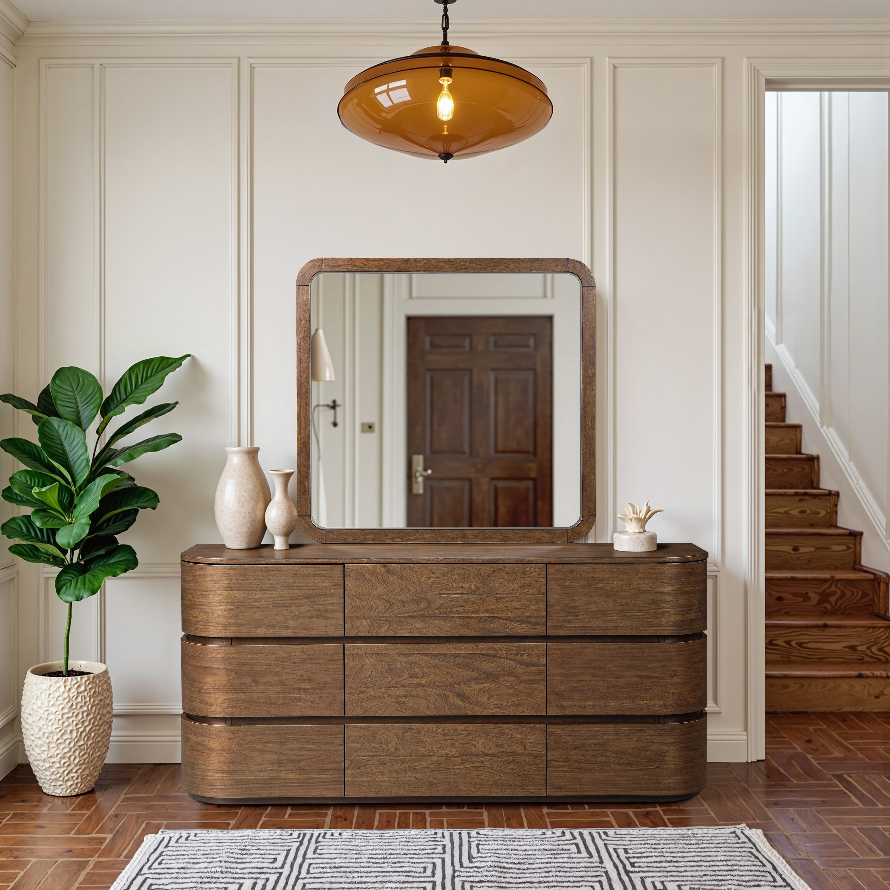 Annalise - Solid Wood Dresser - Brown