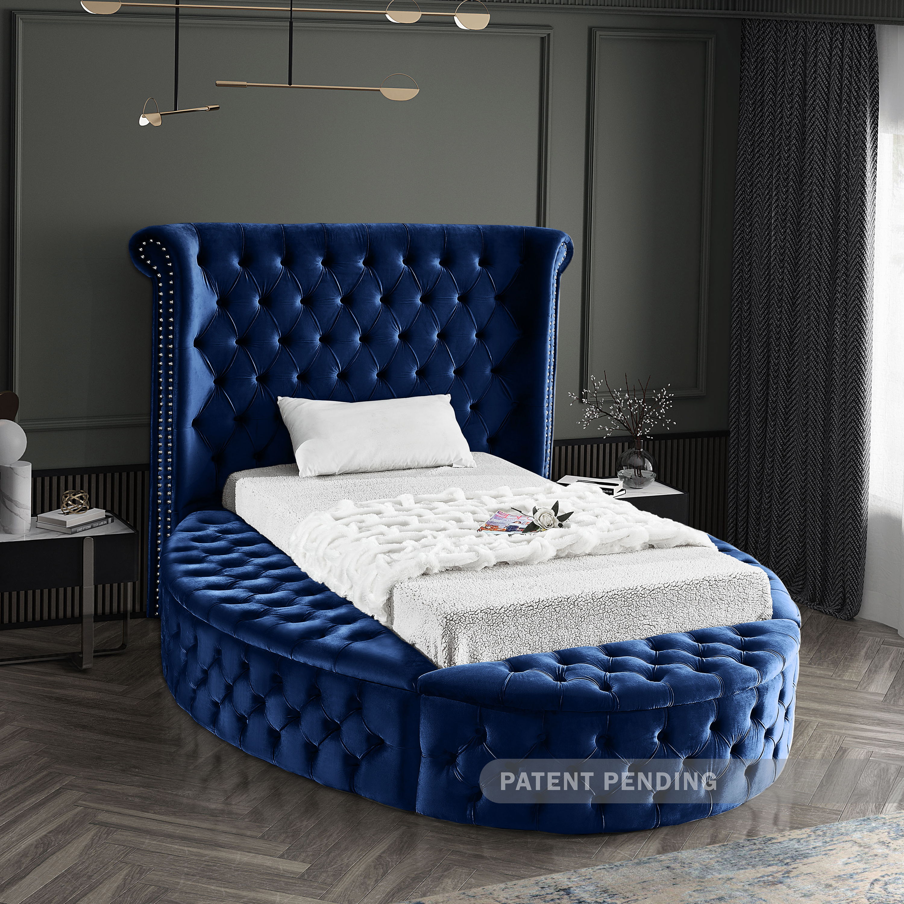 Luxus - Twin Bed - Navy