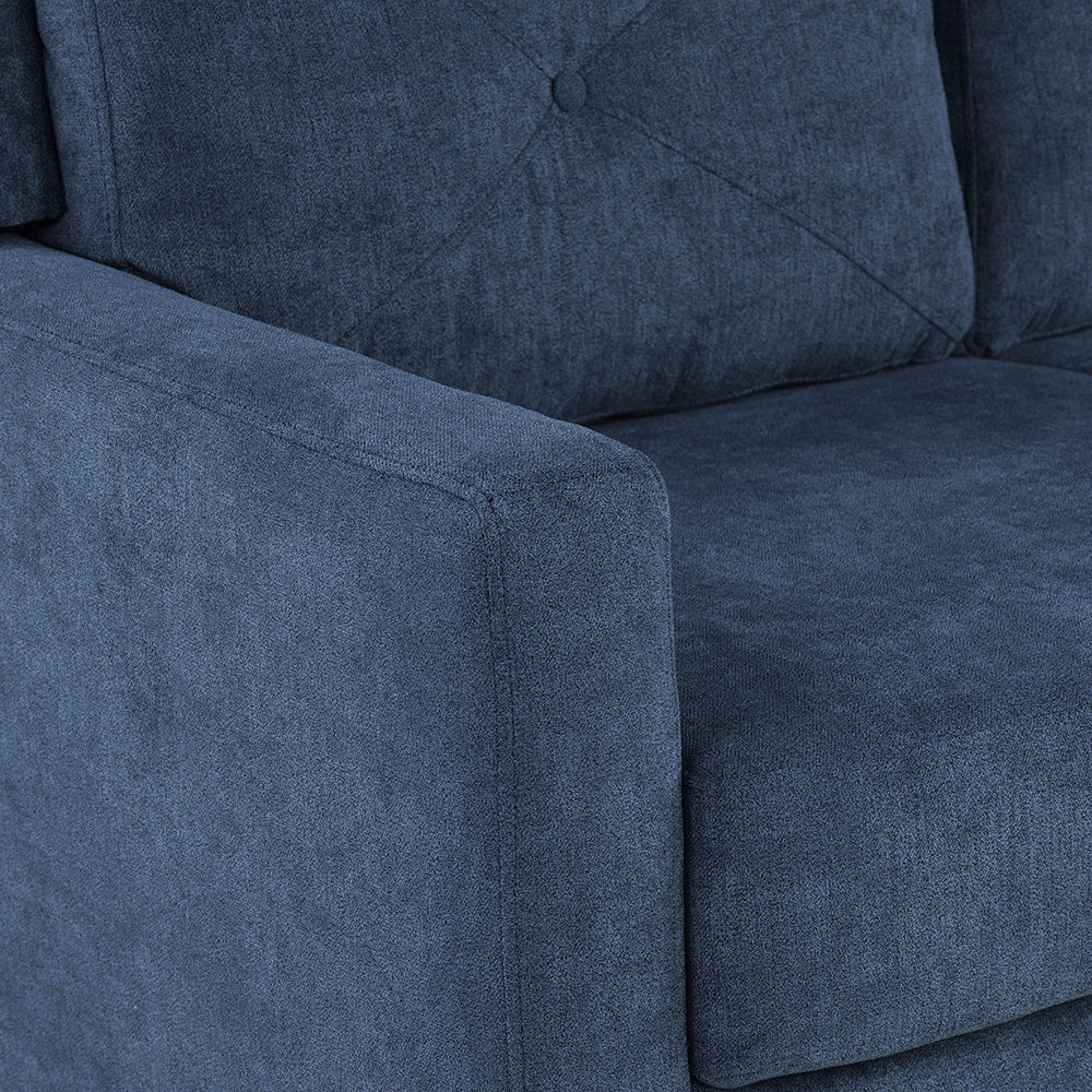 Horatio - Sofa - Navy Chenille, blue, view 6