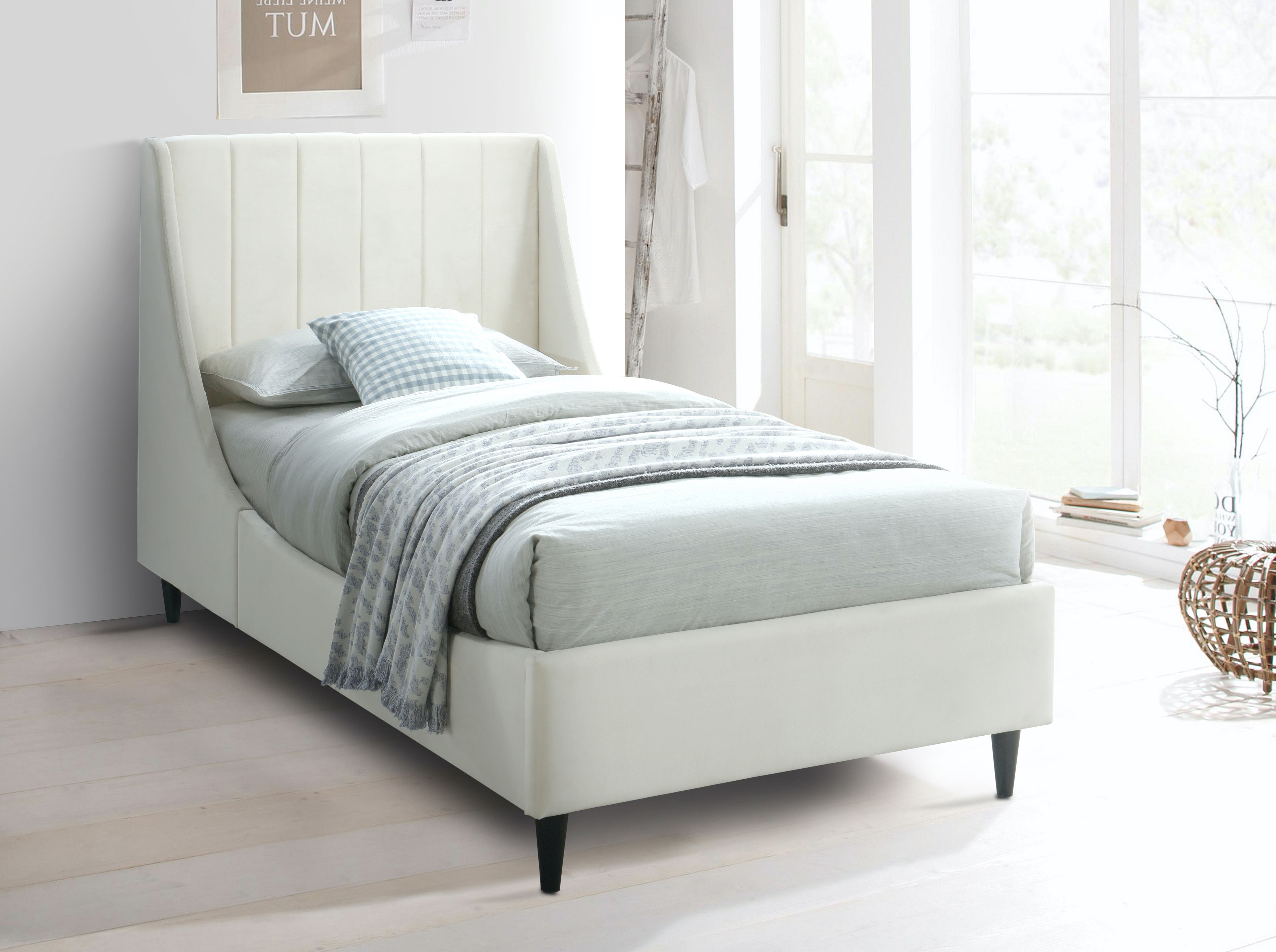 Eva - Twin Bed - Cream