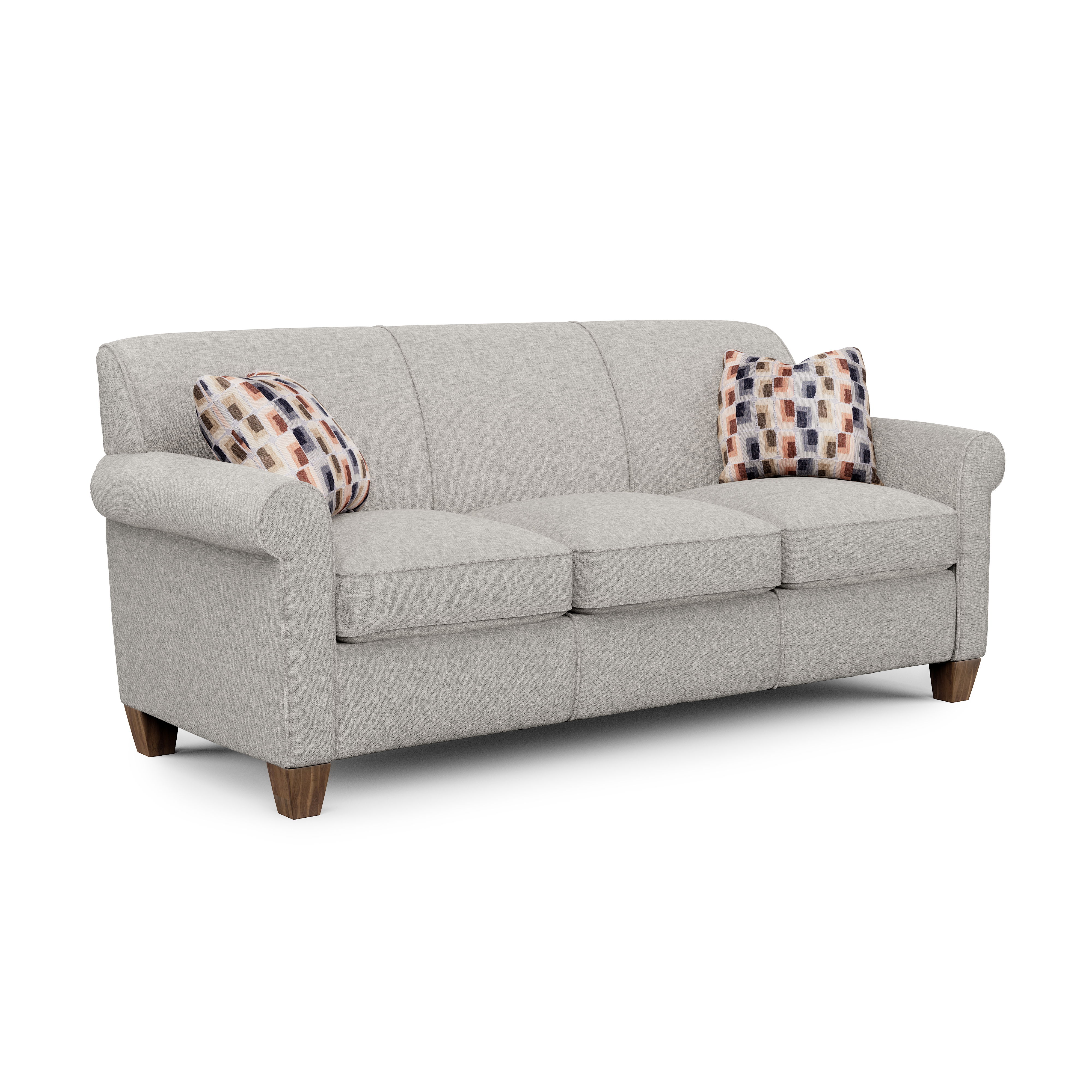 Dana - Fabric Sofa, dark gray, view 3