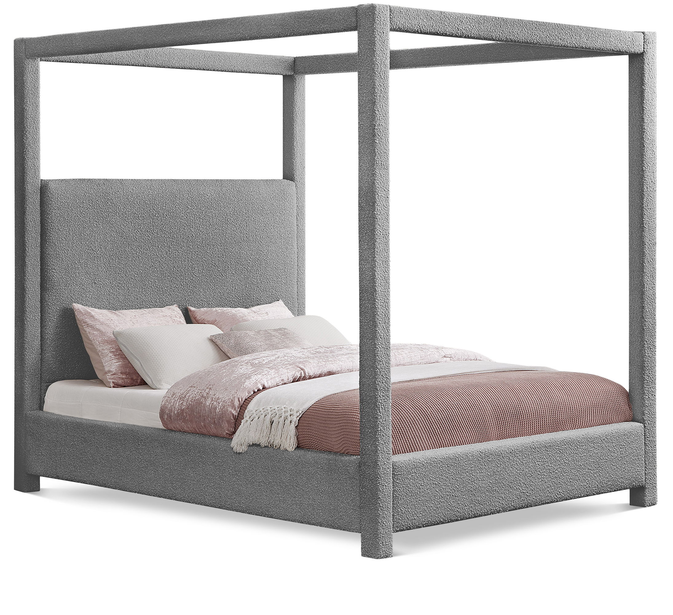 Eden - King Bed - Gray