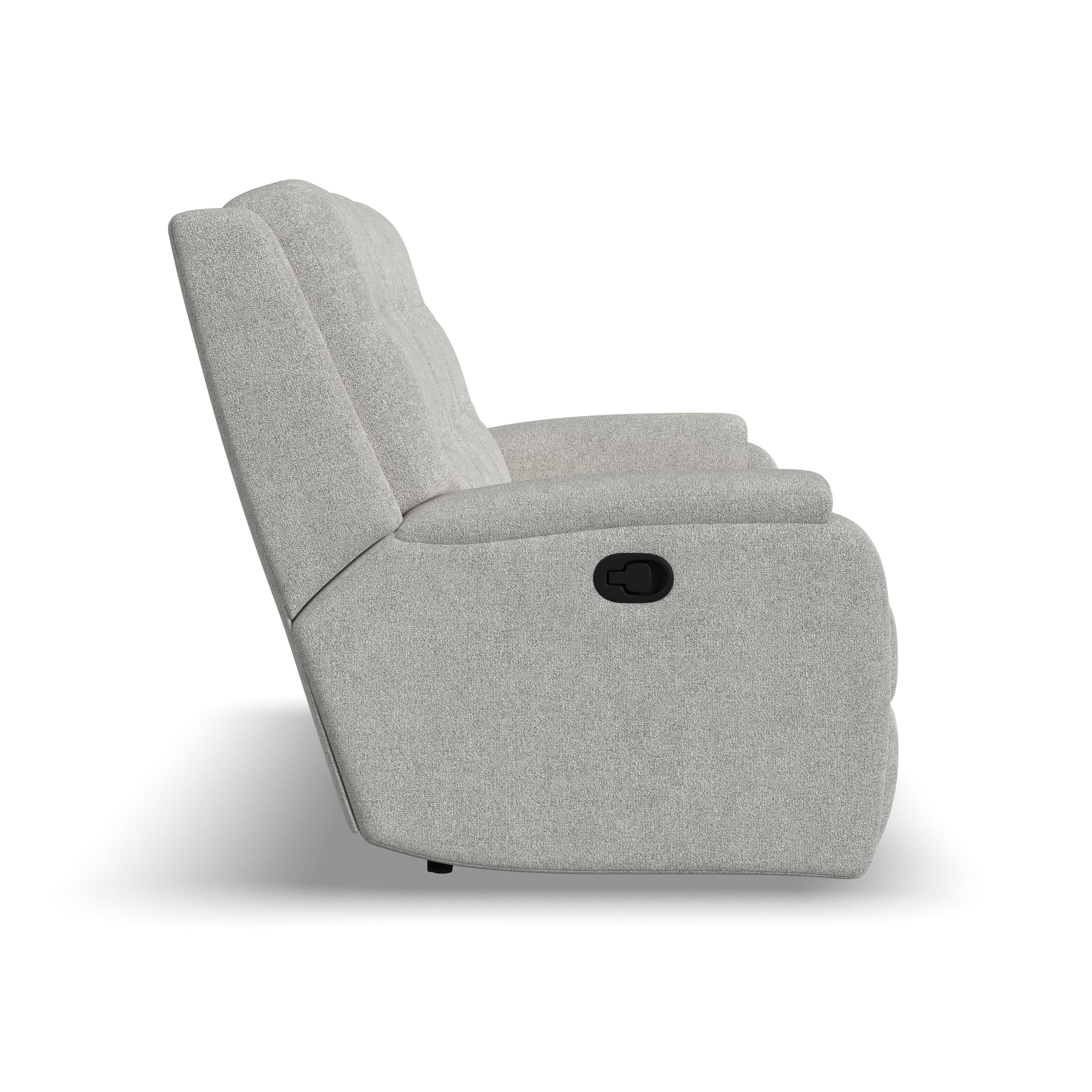 Arlo - Transitional Fabric Reclining Sofa, gray, view 6