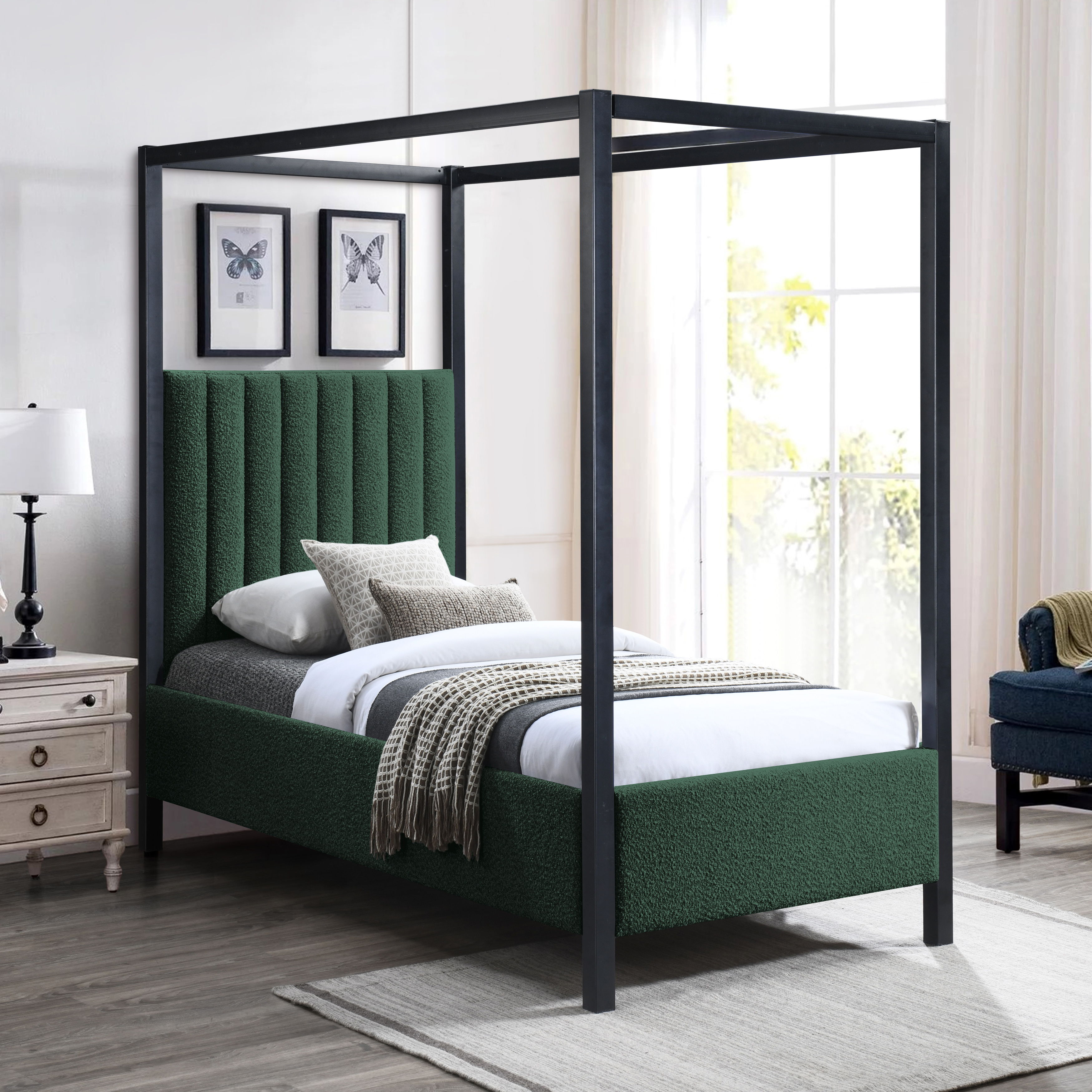 Kelly - Twin Bed - Green