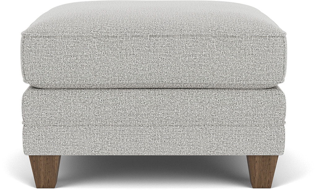 Lennox - Fabric Ottoman, light gray, view 3