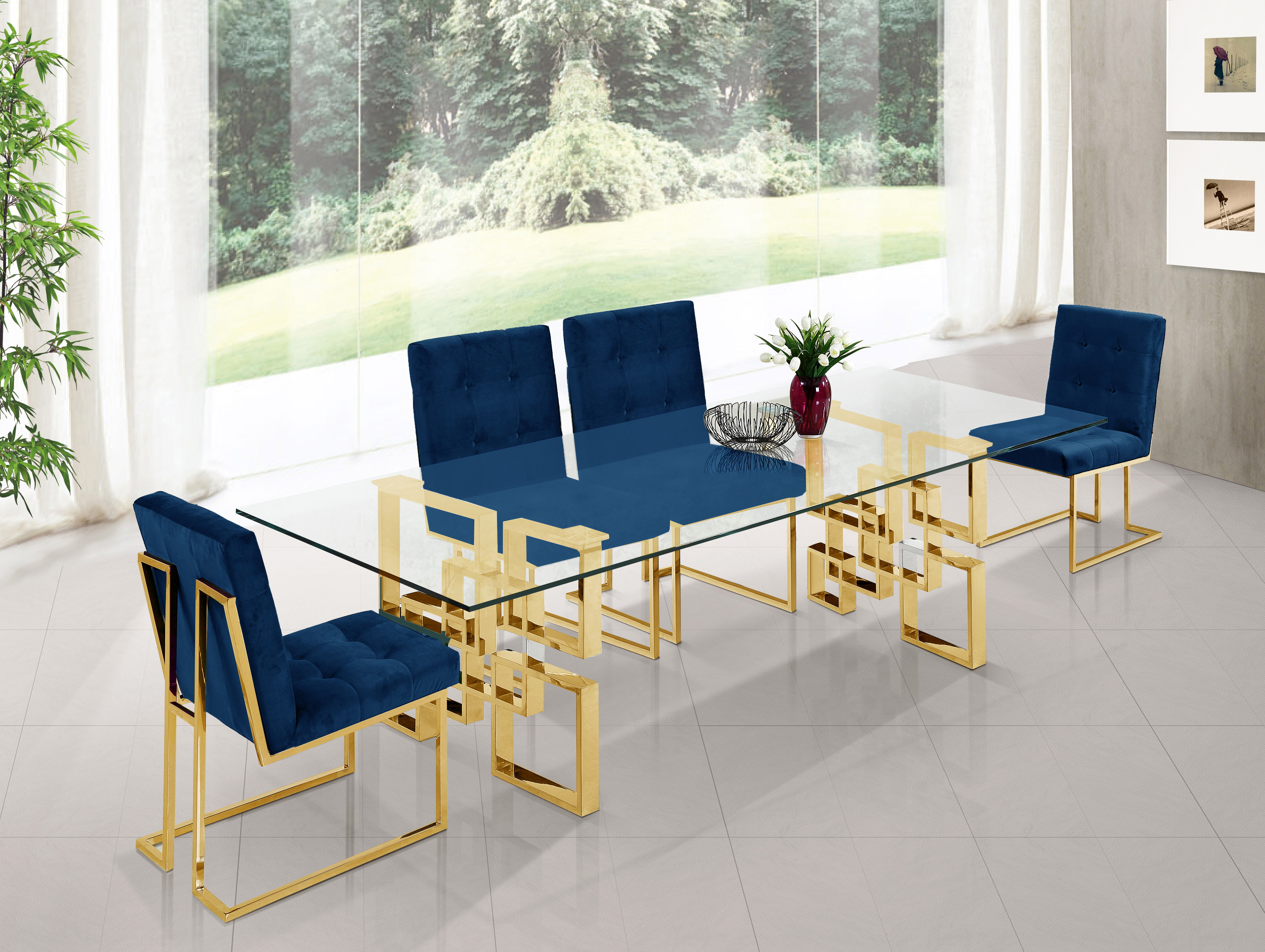 Pierre - Dining Chair (Set of 2) - Navy