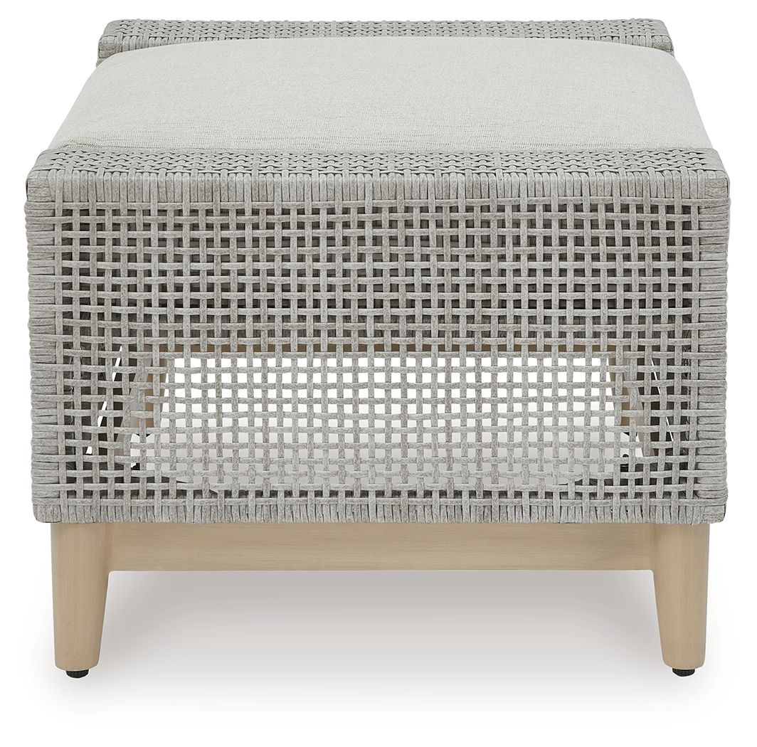 Ashley Furniture Seton Creek - Ottoman With Cushion - Gray - Image 4