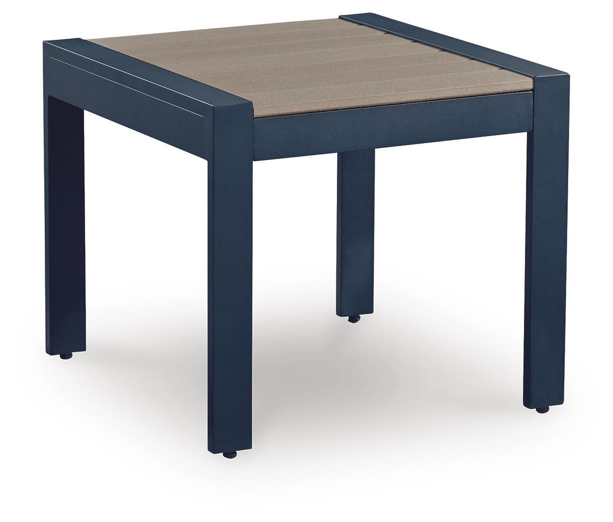East Beach – Rectangular End Table – Blue
